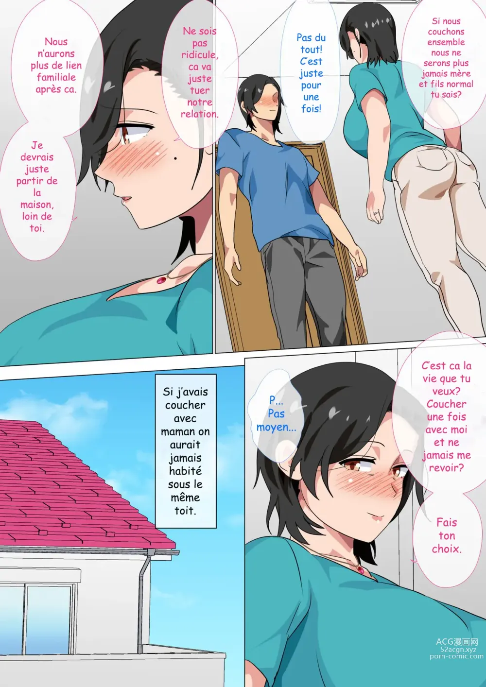 Page 9 of doujinshi I Confessed to My Mom She Let Me Have a One-Day-Only Sex-Fest