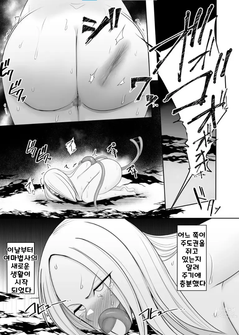 Page 12 of doujinshi 촉수 기생 어쩔 수 없이 굴복당하는 여자 마술사