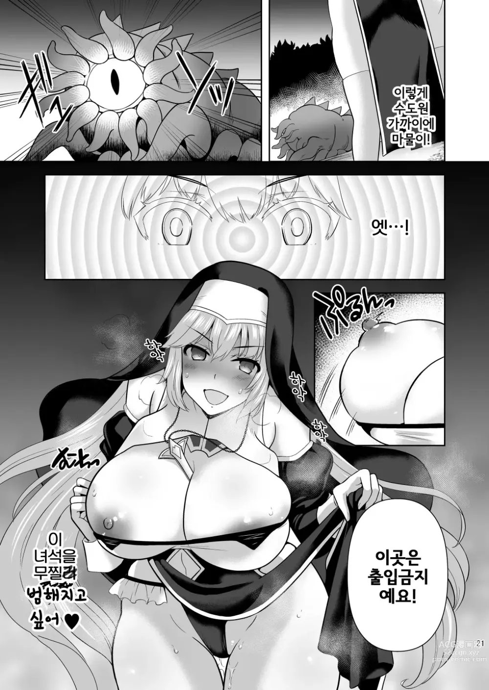 Page 20 of doujinshi Erosion 타음에 저항하는 수녀