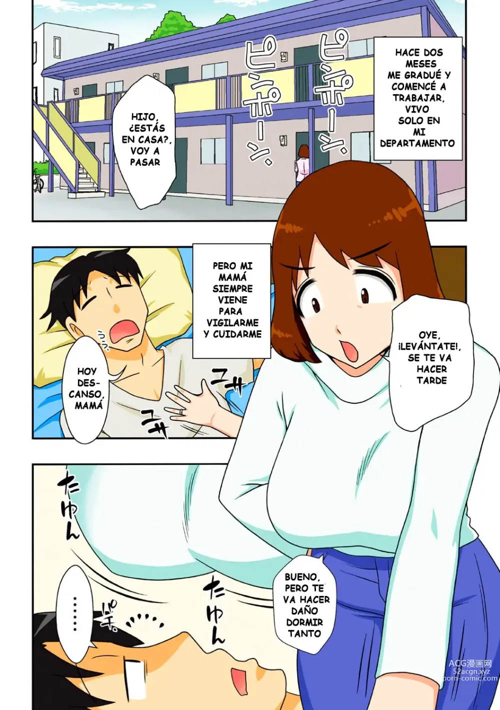 Page 2 of doujinshi Toiu wake de, Zenra de Kaa-san ni Onegai shite mita. (decensored)