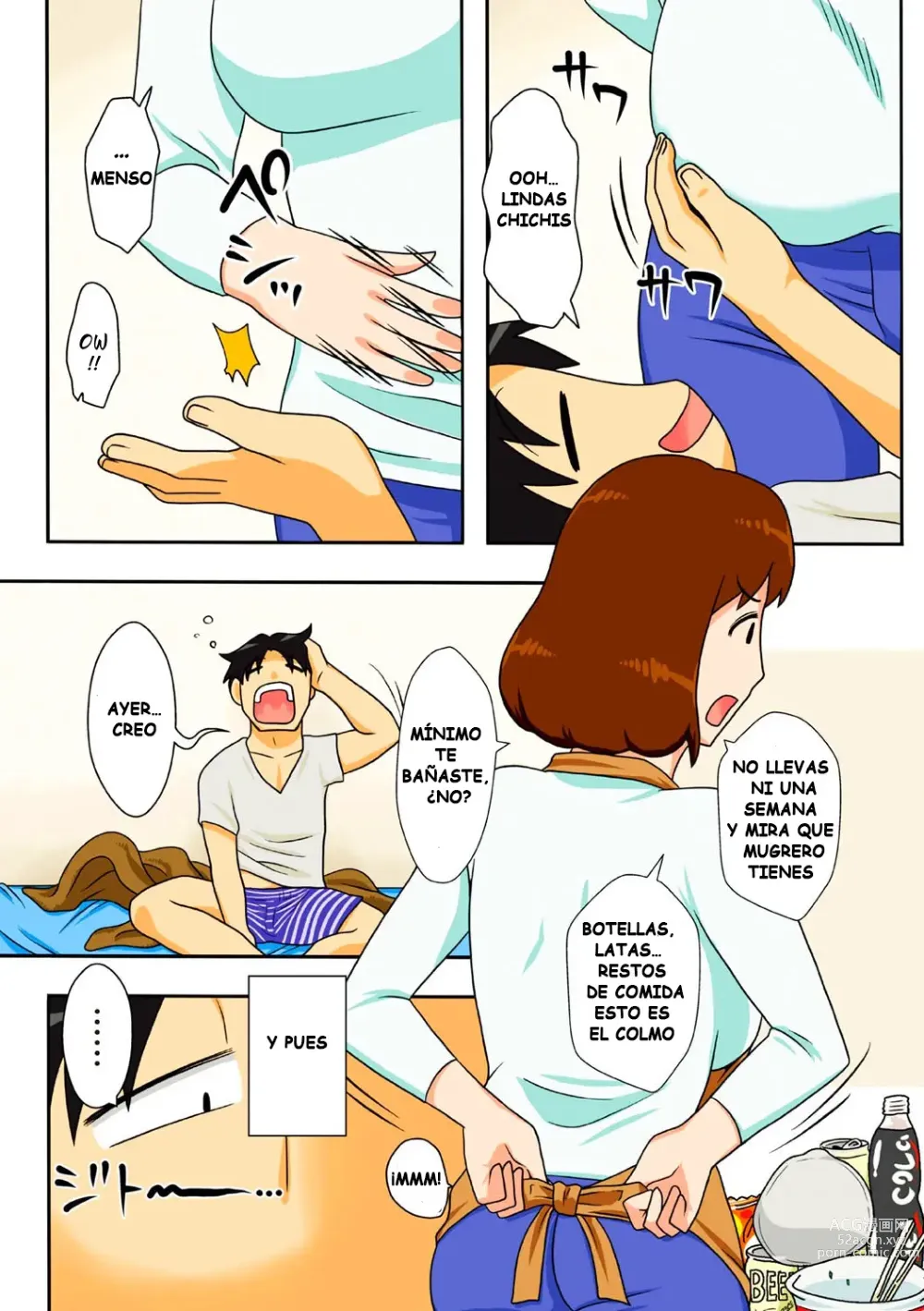 Page 3 of doujinshi Toiu wake de, Zenra de Kaa-san ni Onegai shite mita. (decensored)