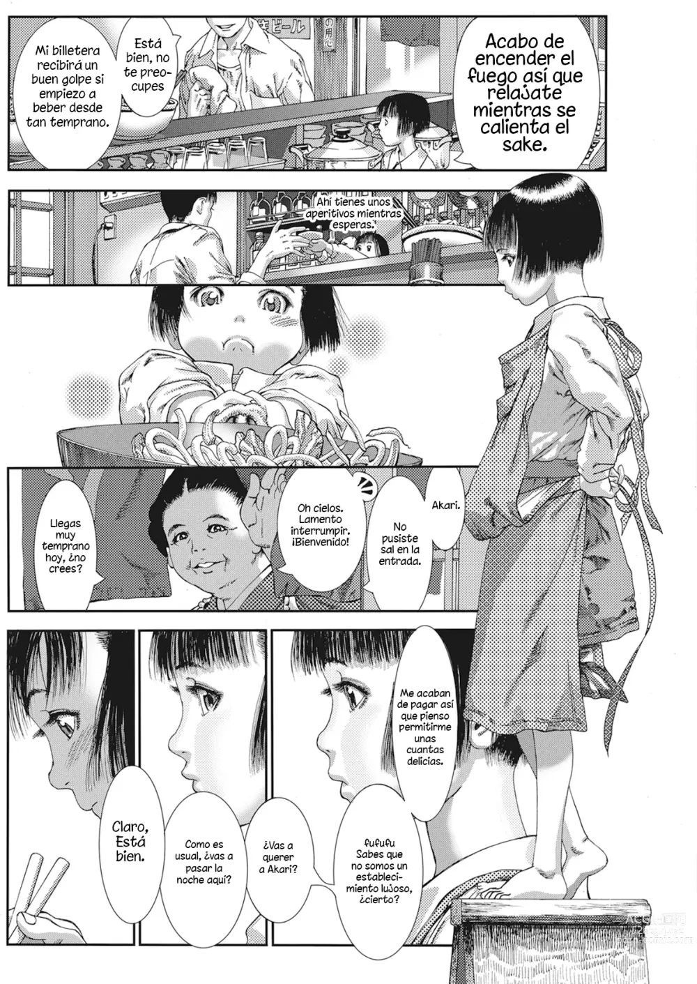 Page 3 of manga La luz al anochecer