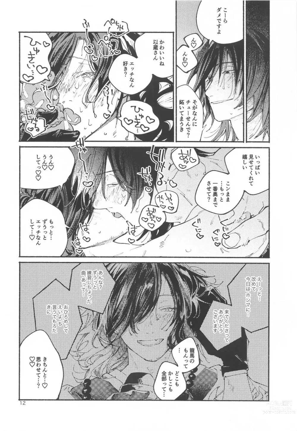 Page 11 of doujinshi Idol-san wa Koi o  Shitteru  - princess knows himself.