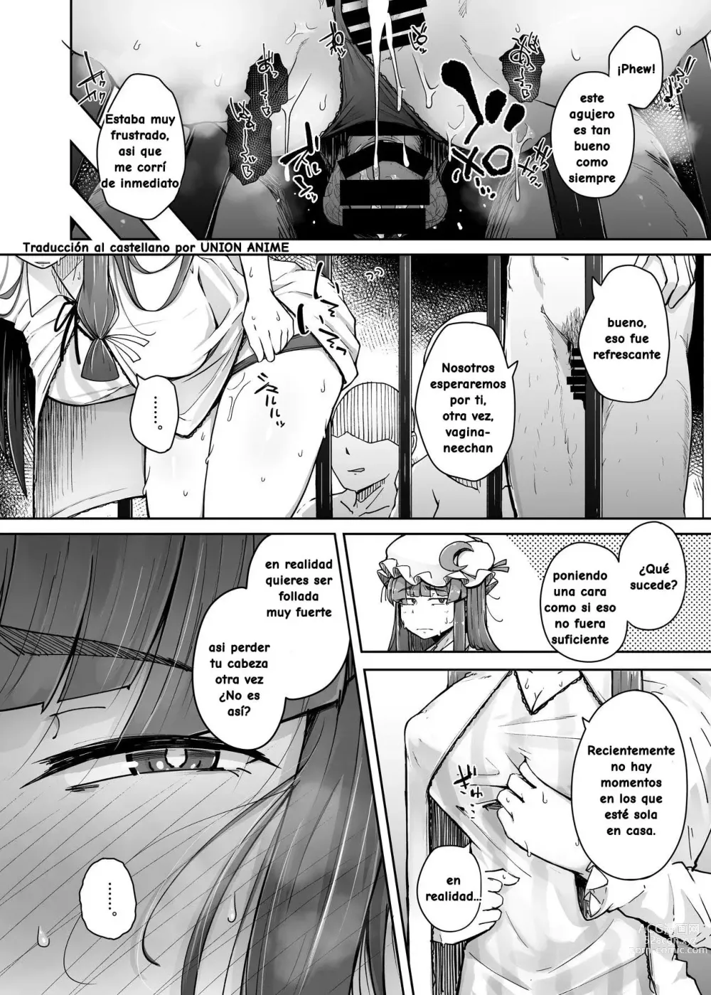 Page 10 of doujinshi Ana to Muttsuri Dosukebe Daitoshokan 3