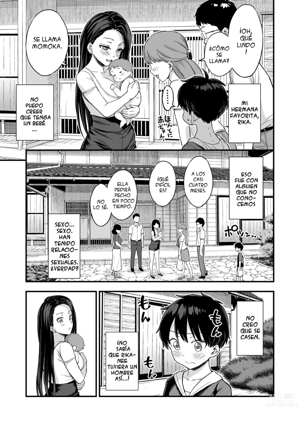 Page 5 of doujinshi Onii-chan dakedo Oppai Sutte Mitai