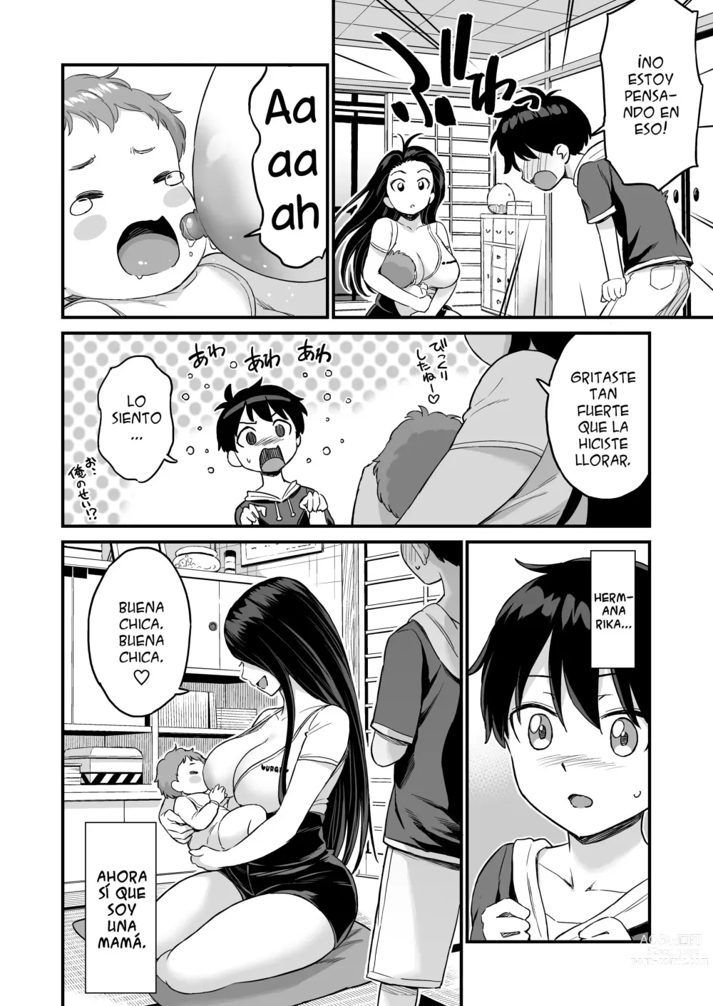 Page 10 of doujinshi Onii-chan dakedo Oppai Sutte Mitai
