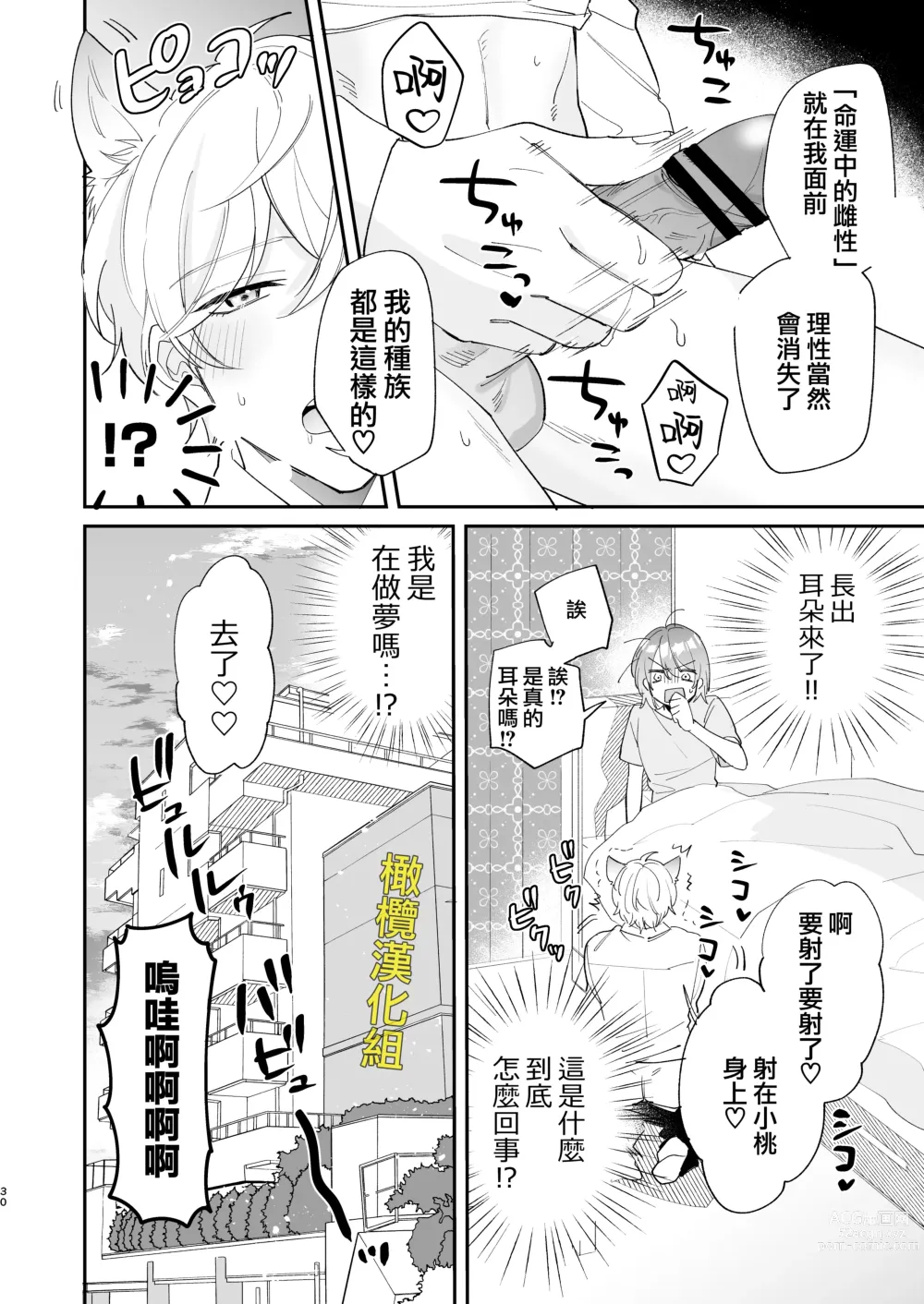 Page 30 of doujinshi 被最强淫兽的大●鸡威胁了～喜欢的人是狼的后裔～