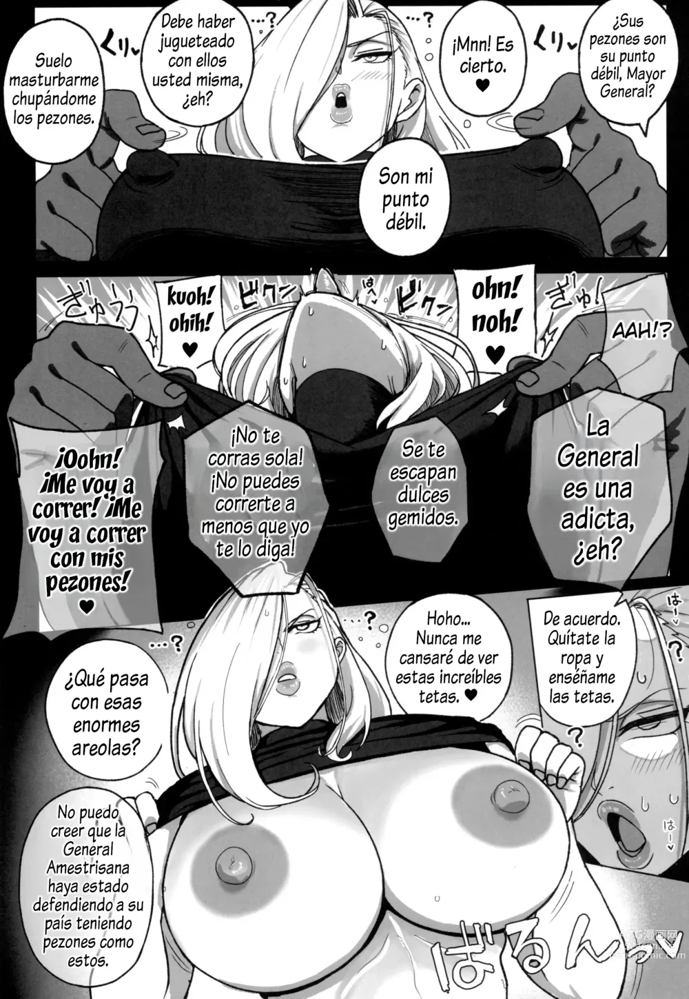 Page 9 of doujinshi Jukujo Shougun VS Saimin no Renkinjutsushi - Armstrong VS Hypnotic Alchemist