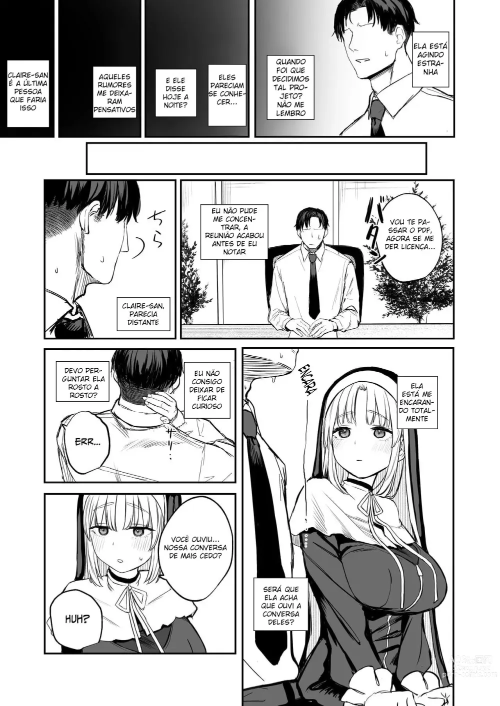 Page 4 of doujinshi Why Would Claire be in Vtuber Soapland?