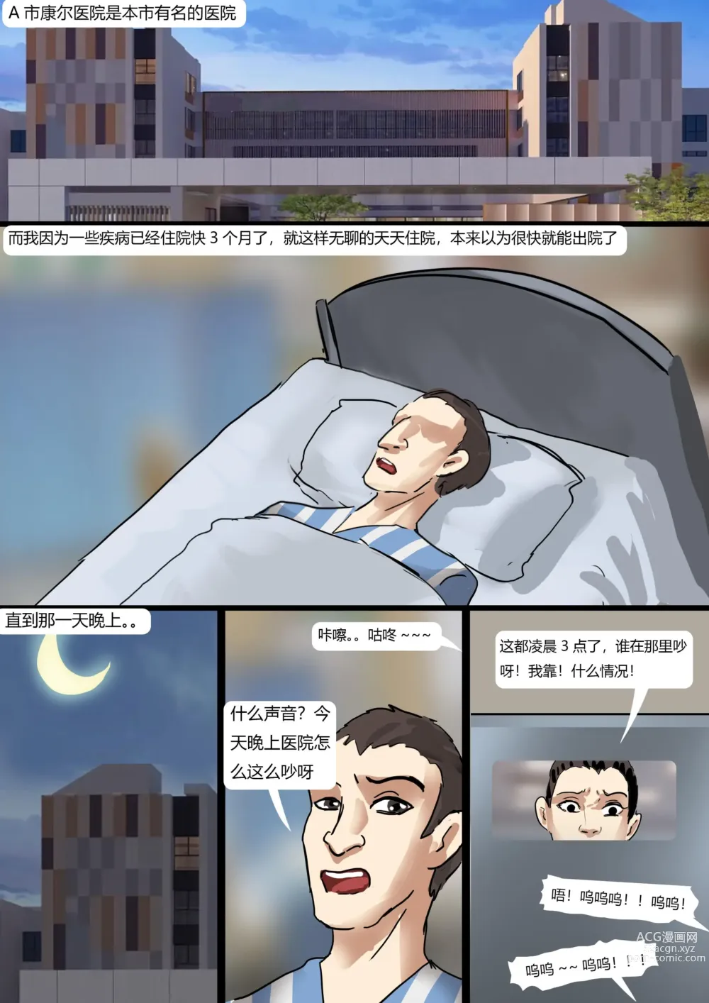 Page 2 of doujinshi Horrifying Night at the hospital