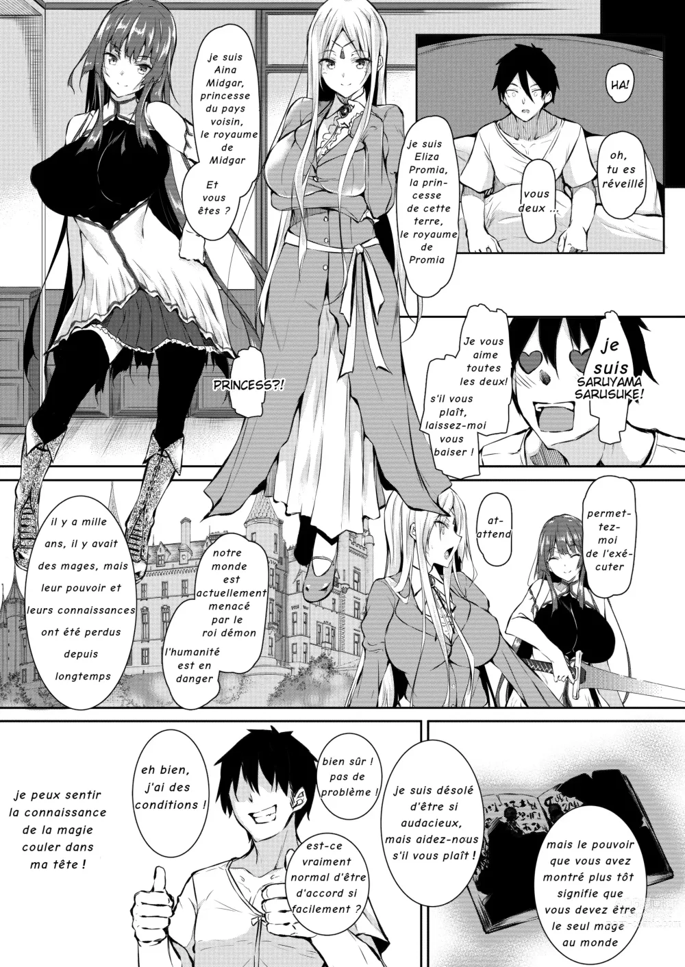 Page 5 of doujinshi Ore Isekai de Mahoutsukai ni Naru