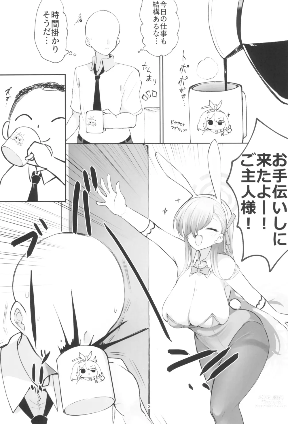 Page 3 of doujinshi Ao Usagi no Houshi Kiroku
