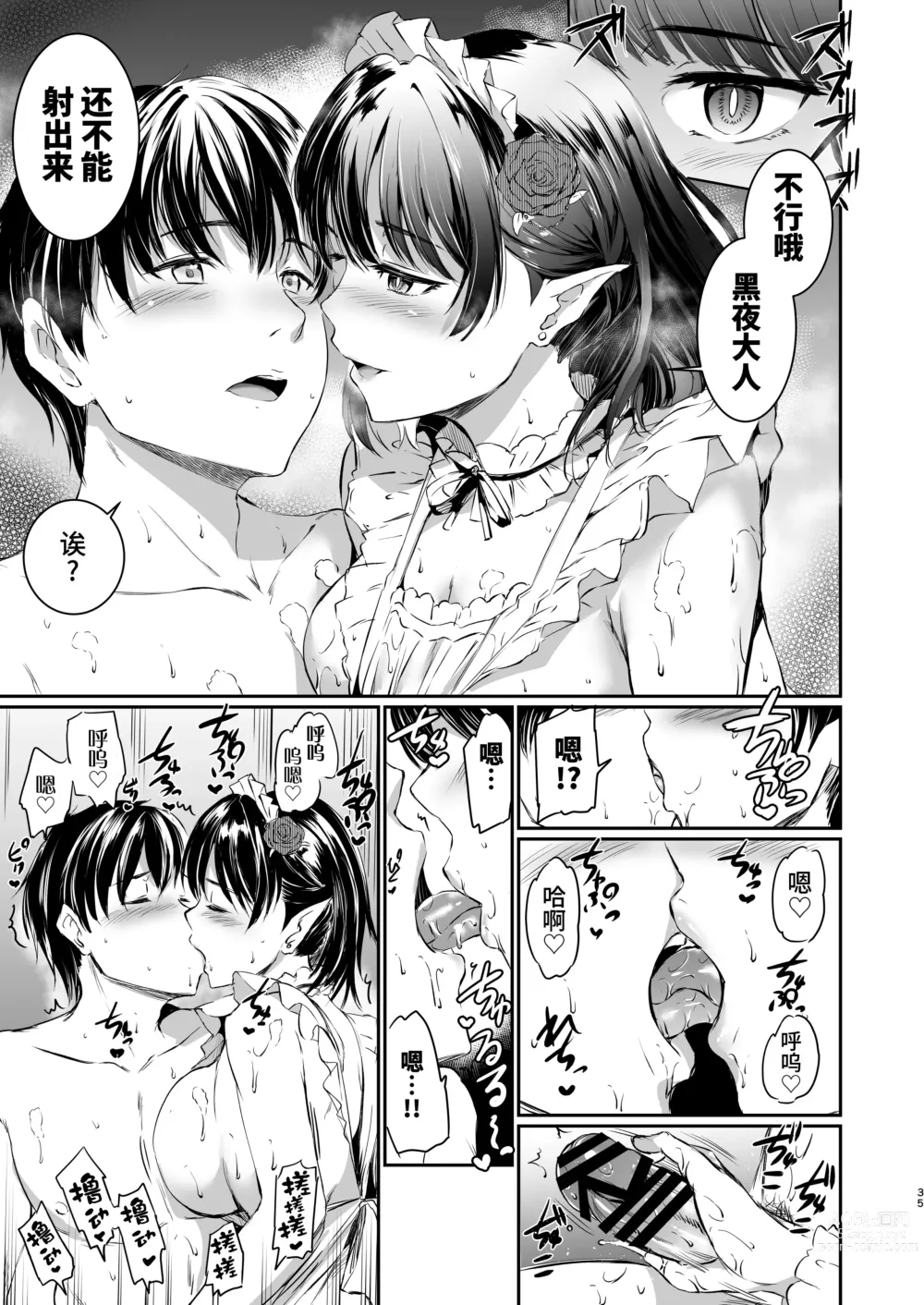 Page 34 of doujinshi 只不过是女仆。3 -色欲-