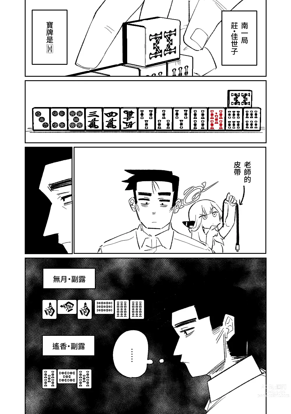 Page 14 of doujinshi 便利屋68脫衣麻將 壹～三回戰～