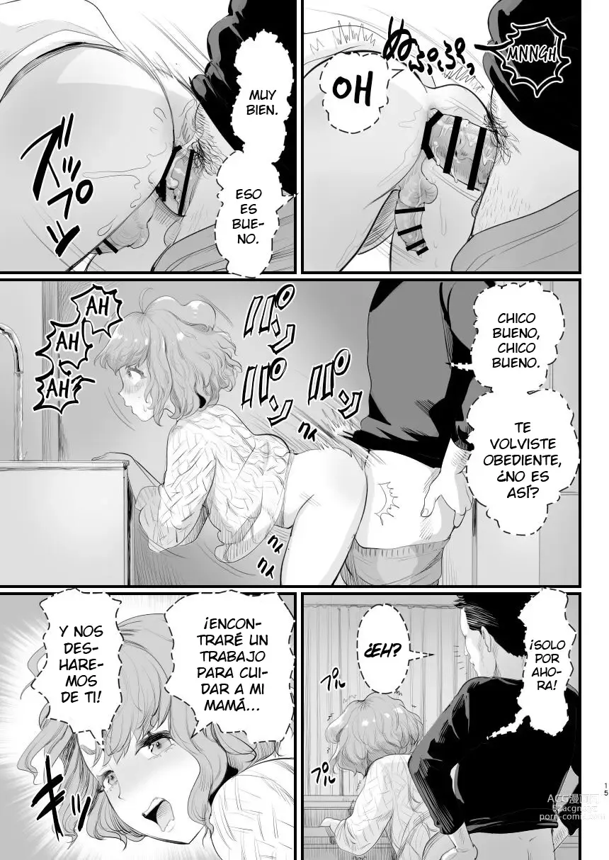 Page 14 of doujinshi Papa no Onaho ni Nare! ~Ero Oyaji no Ejiki ni Natta Otokonoko~