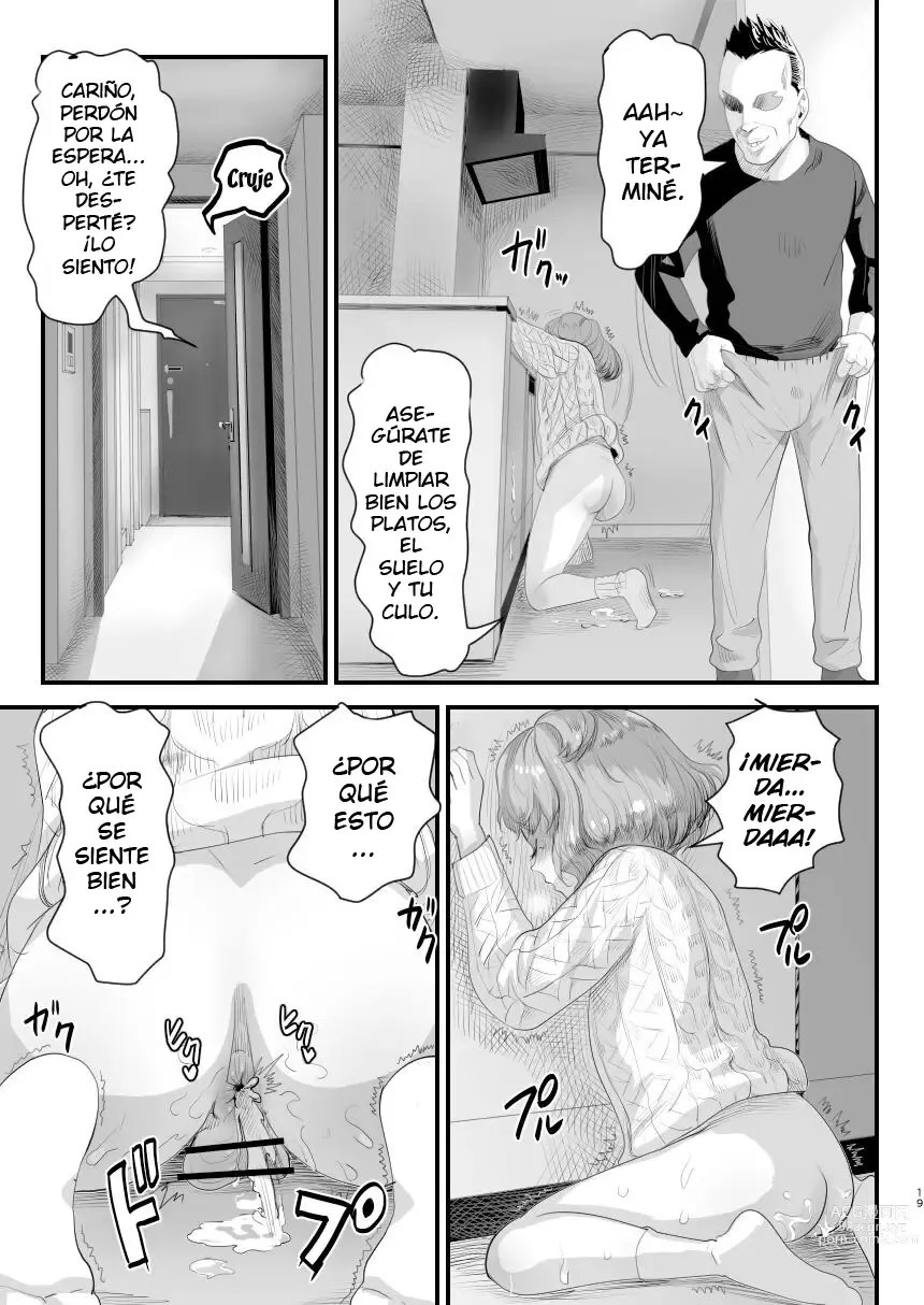 Page 18 of doujinshi Papa no Onaho ni Nare! ~Ero Oyaji no Ejiki ni Natta Otokonoko~