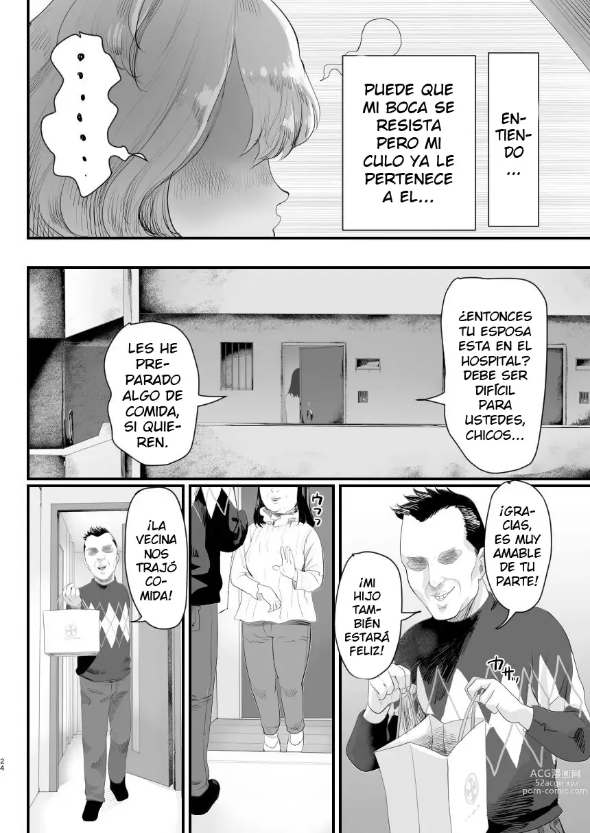 Page 23 of doujinshi Papa no Onaho ni Nare! ~Ero Oyaji no Ejiki ni Natta Otokonoko~