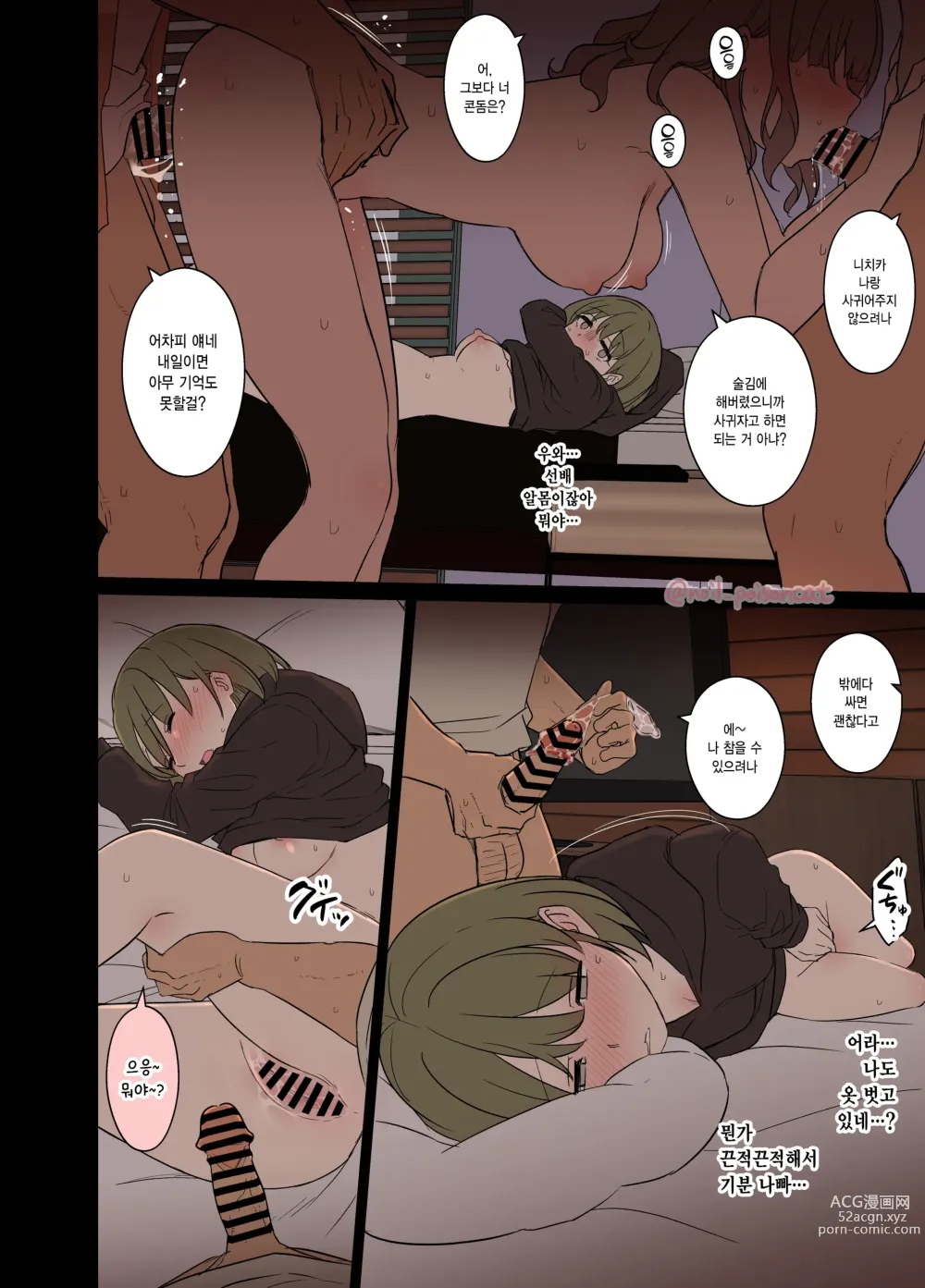 Page 9 of doujinshi 만취한 나나쿠사 니치카에게 나쁜 짓을 하는 이야기