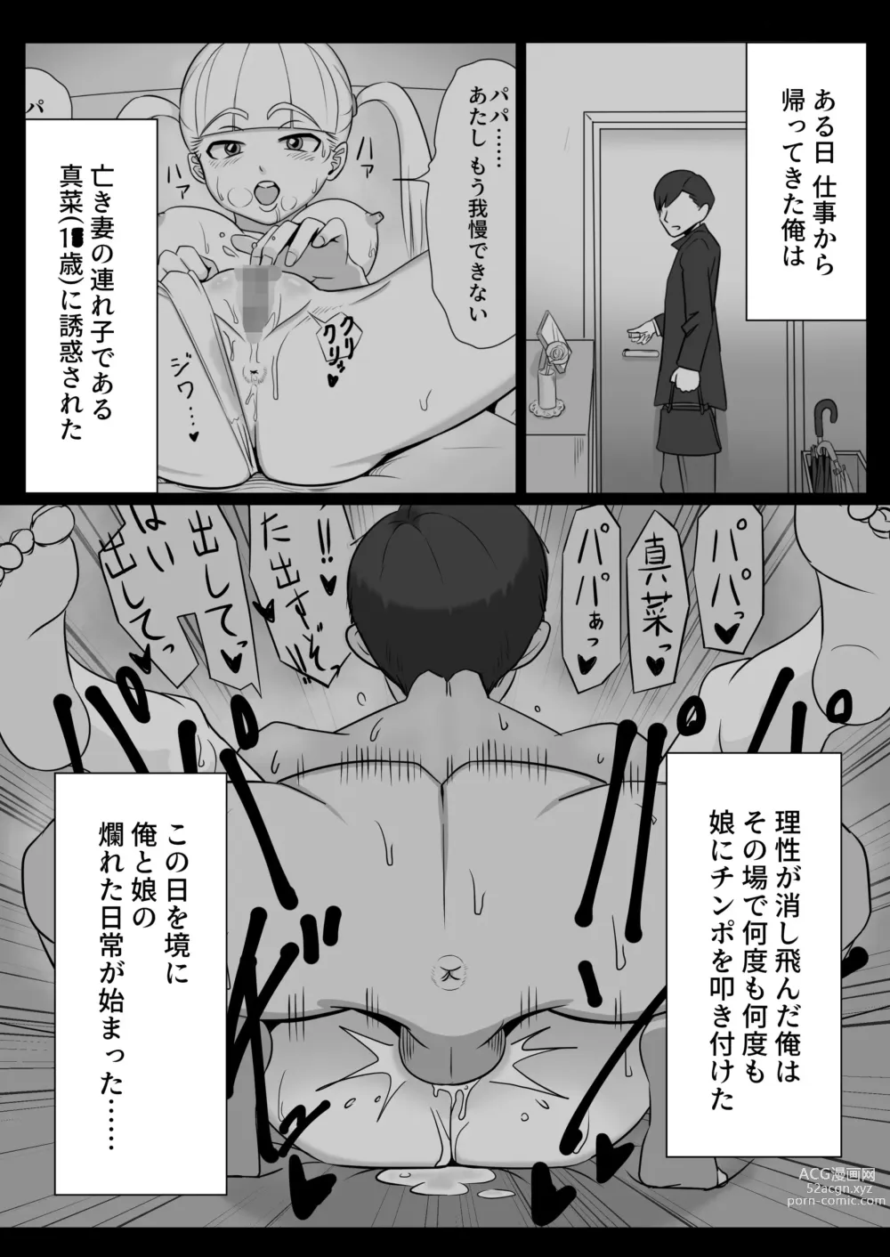 Page 2 of doujinshi Papa to Tsurego no Tadareta Nichijou 2
