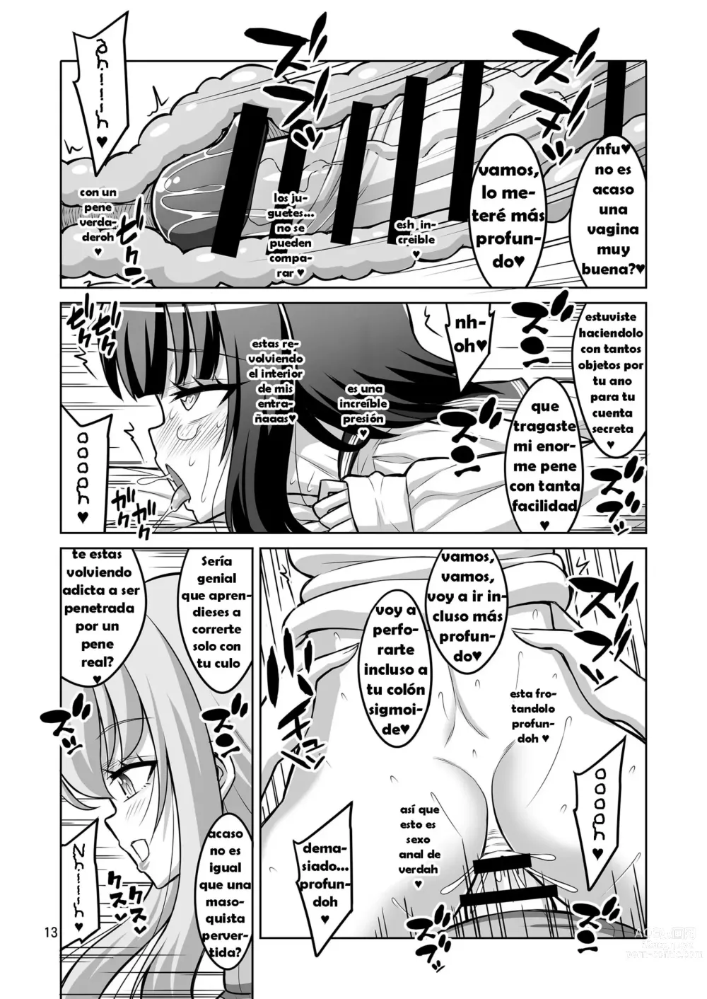 Page 12 of doujinshi Futanari Onee-san ga Uraaka Otokonoko o Hentai Maso Mesu ni Otoshichaimasu