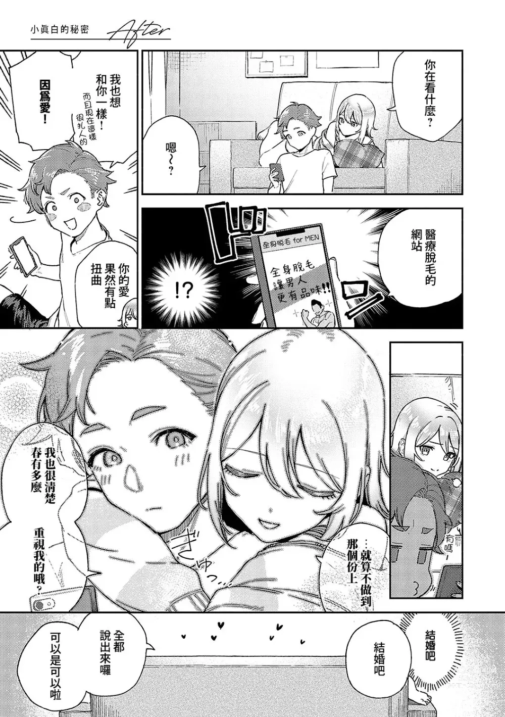 Page 4 of manga Bitter Sweet Complex 作品後記