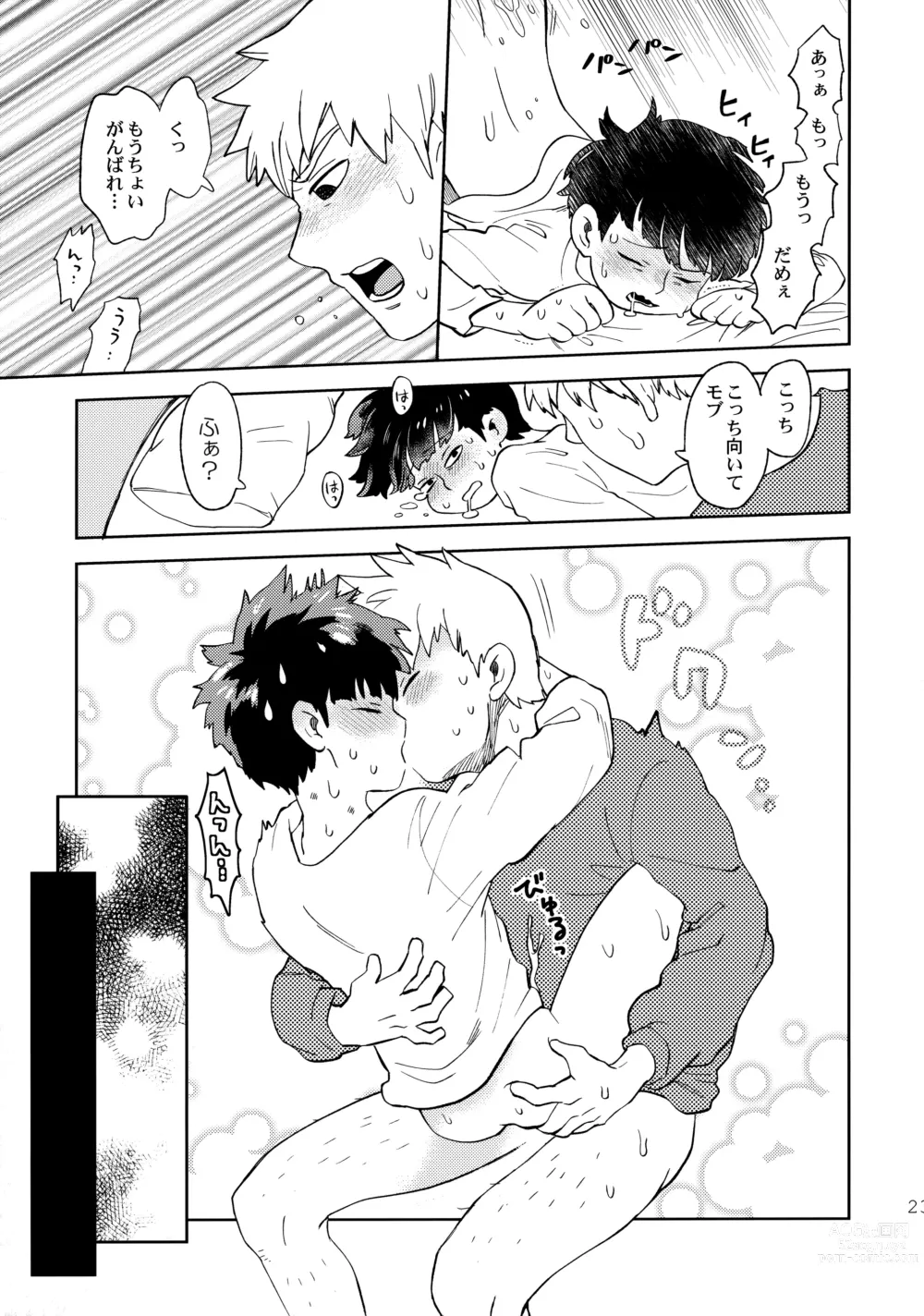 Page 22 of doujinshi Deshi no Onedari