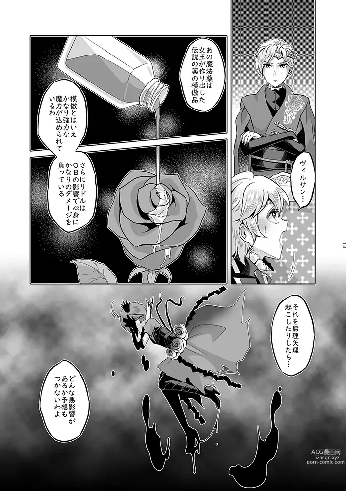 Page 60 of doujinshi Anata wa Yuuga na Bara no Joou