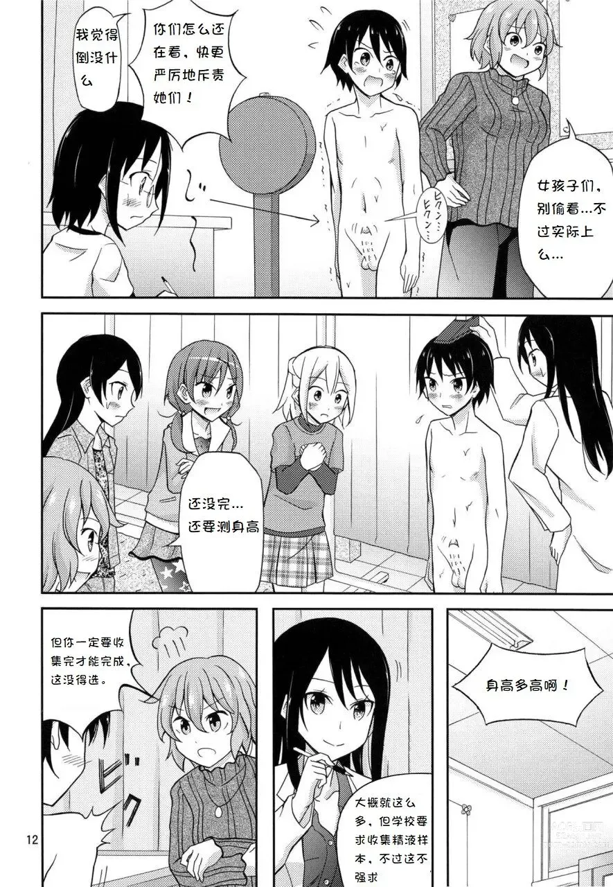 Page 10 of doujinshi Ore dake Atashi dake Hadaka ni Sareta Shintaikensa