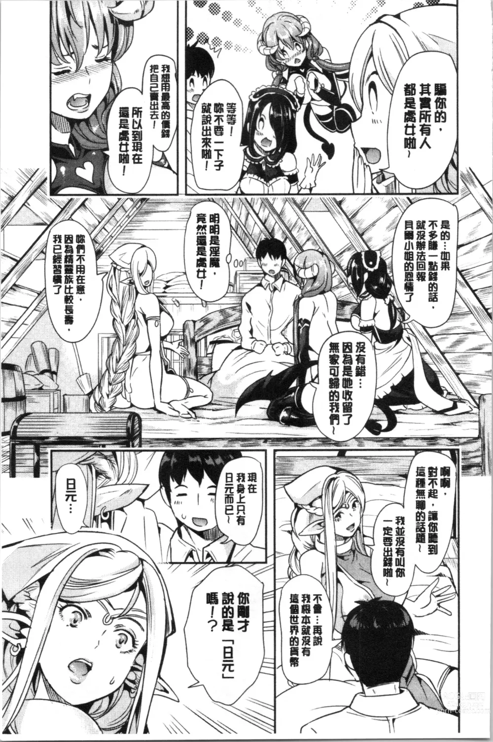 Page 16 of doujinshi 我的異世界淫亂後宮総集編1