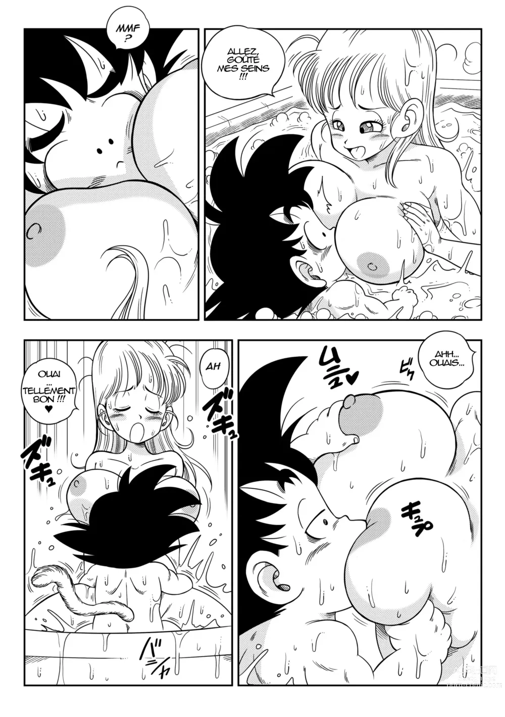 Page 14 of doujinshi bulma et goku sex dans le bain