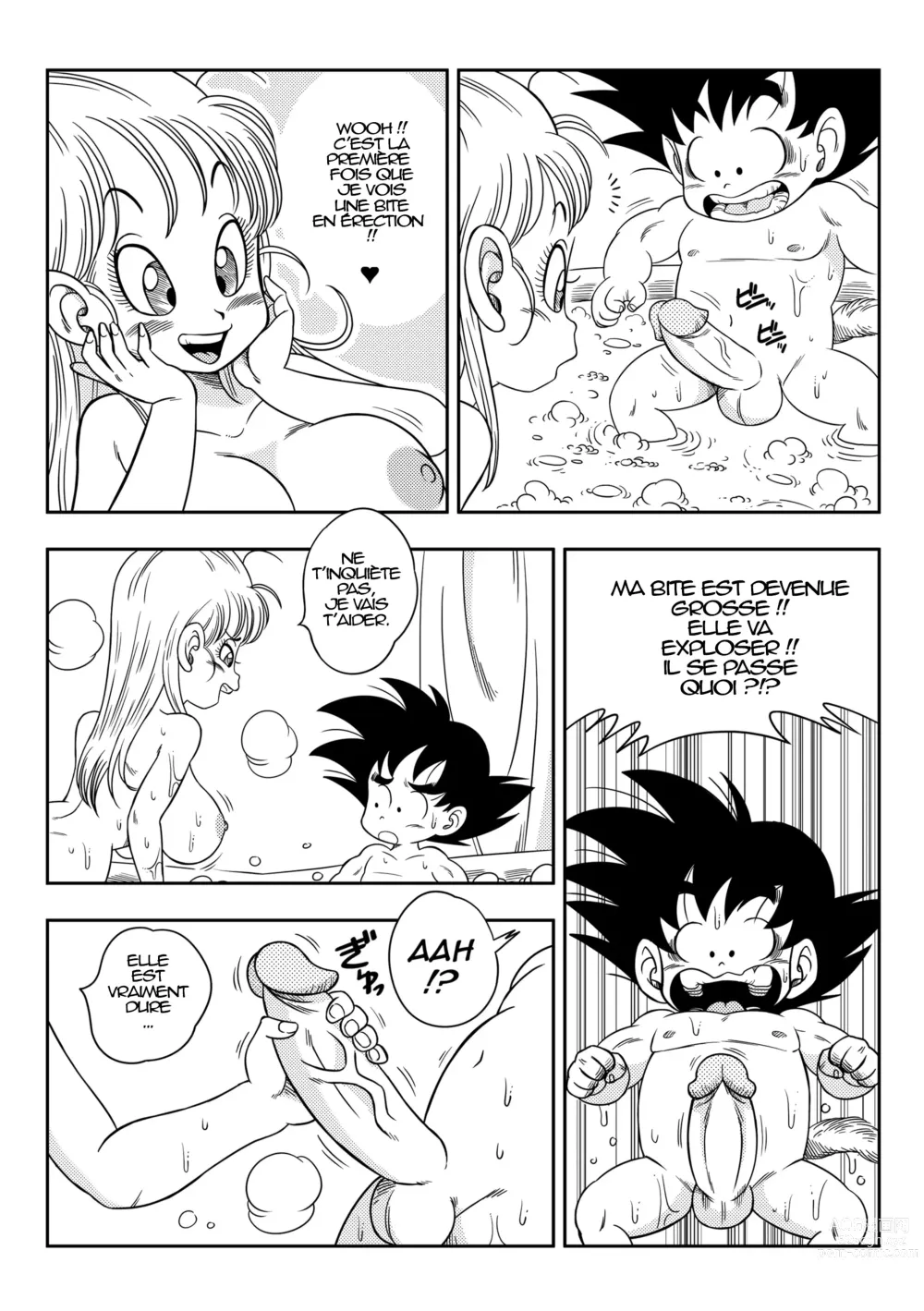 Page 6 of doujinshi bulma et goku sex dans le bain