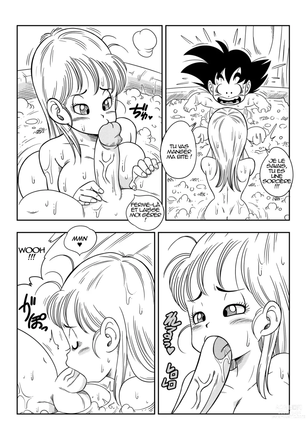 Page 7 of doujinshi bulma et goku sex dans le bain