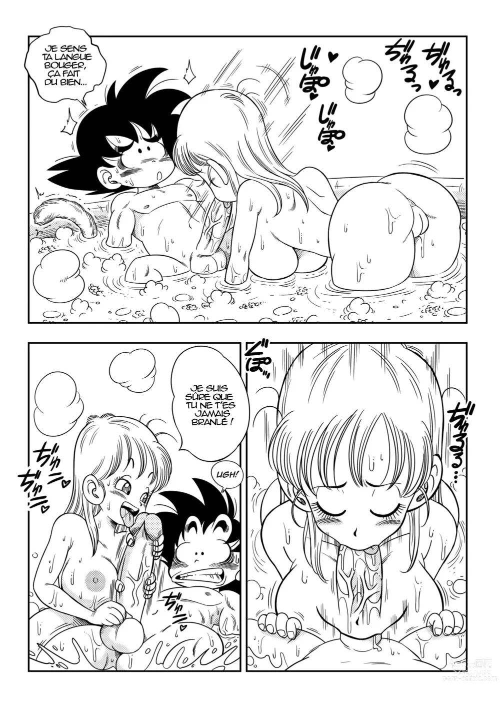Page 8 of doujinshi bulma et goku sex dans le bain
