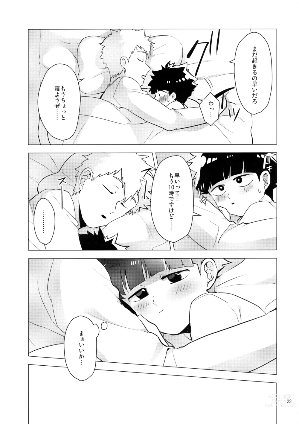 Page 22 of doujinshi Shishou dake ni 200% no Ai o