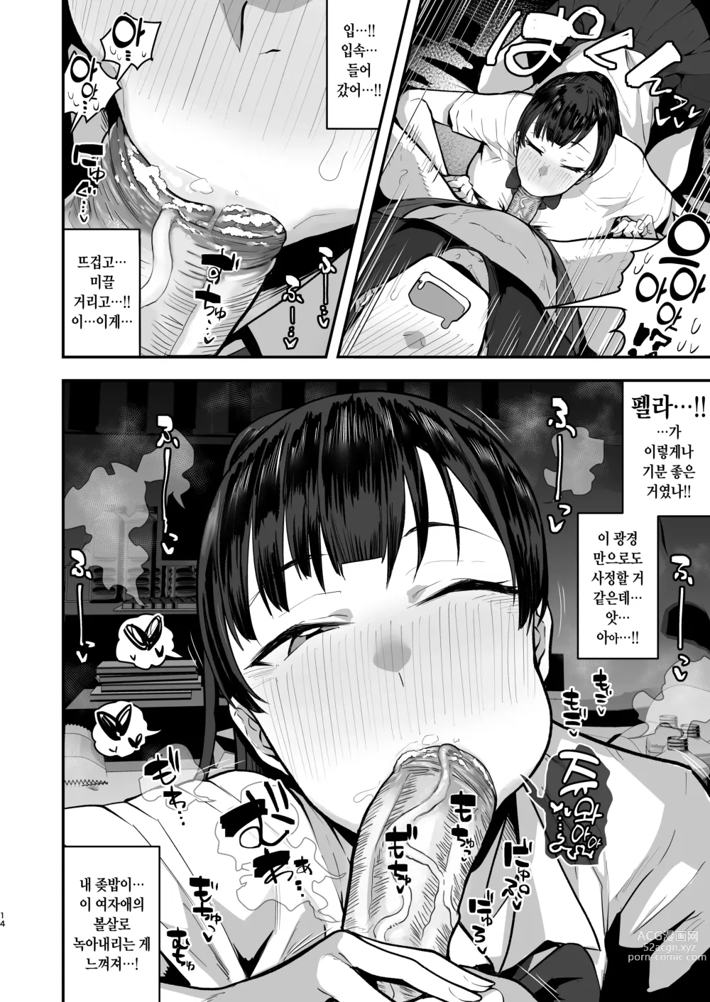 Page 14 of doujinshi 여동생의 친구가 너무 개변태 체취 페티라서, 찐따인 나랑 위험한 날 질싸 섹스 존나 함 (decensored)