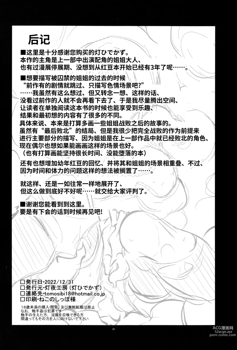 Page 32 of doujinshi 破魔之水希是不会倒下的