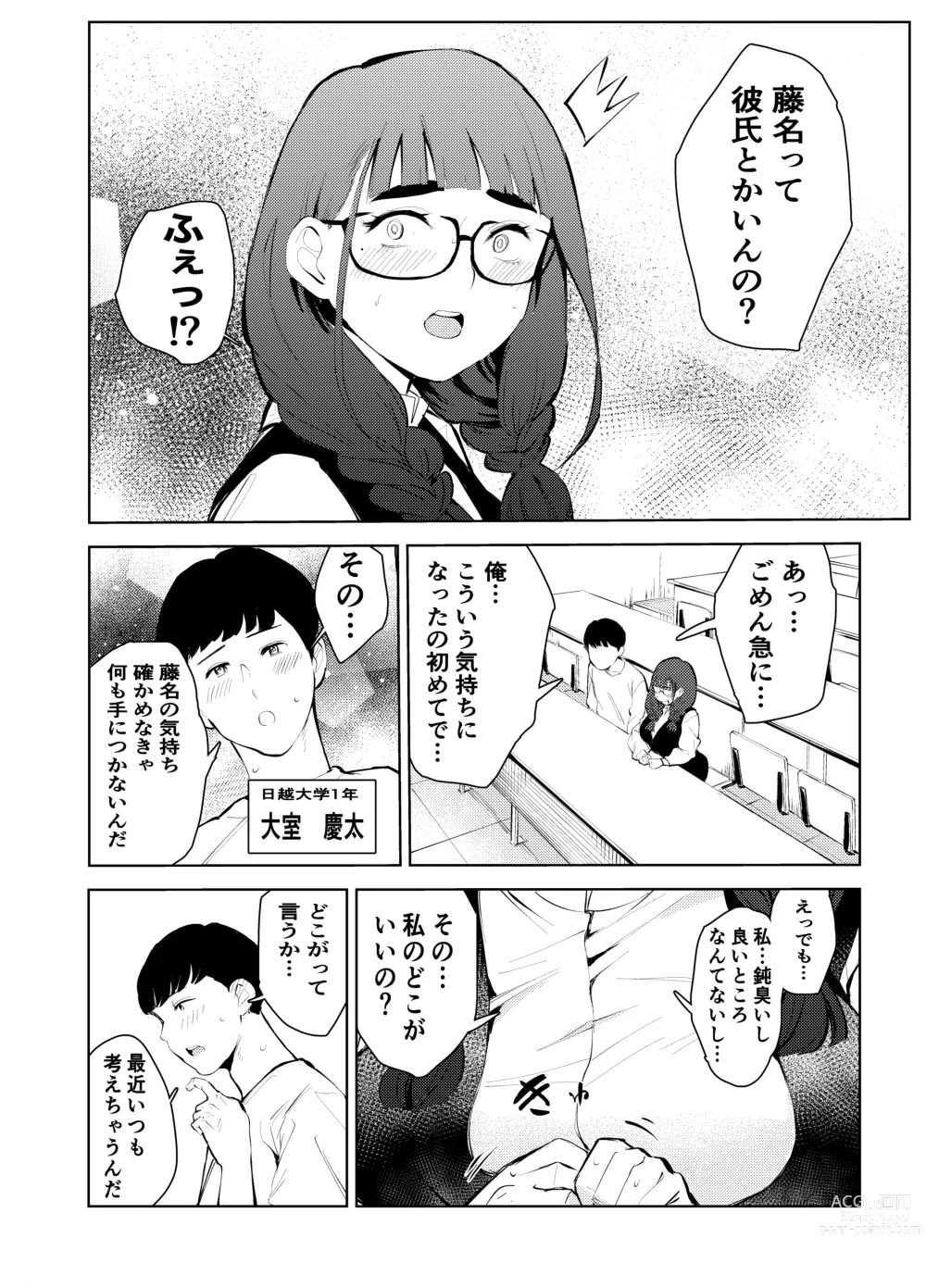Page 9 of doujinshi Fuuzoku de Hataraiteru Koto ga Daigaku de Barete Taihen na Me ni Atta...