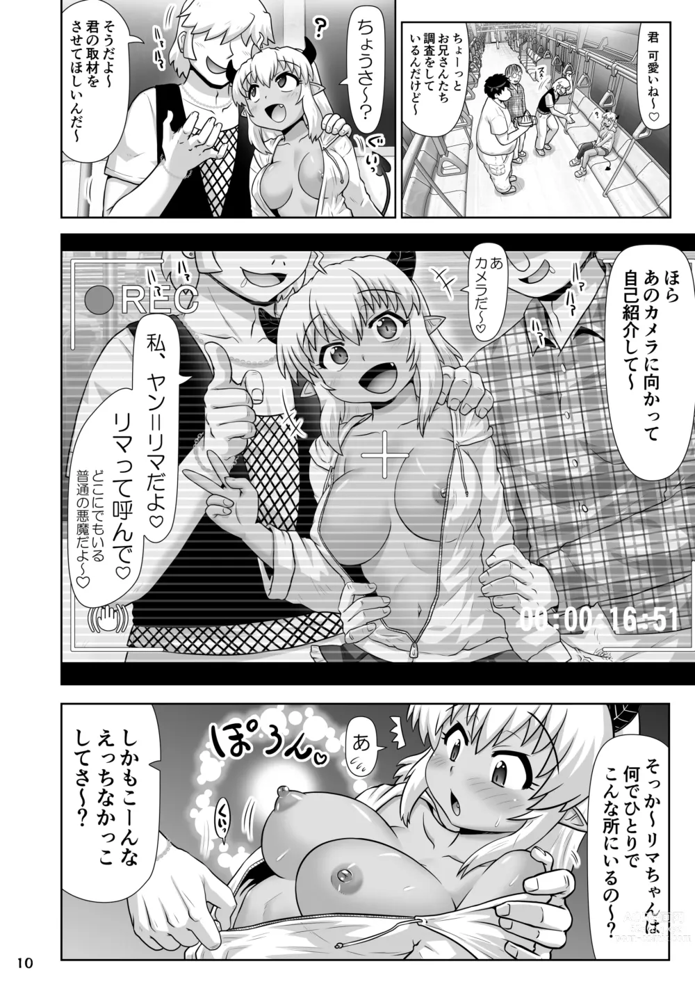 Page 9 of doujinshi Devil Bitch Project ~Shinya no Kanjousen ni Yarasete kureru Akuma o Mita!~