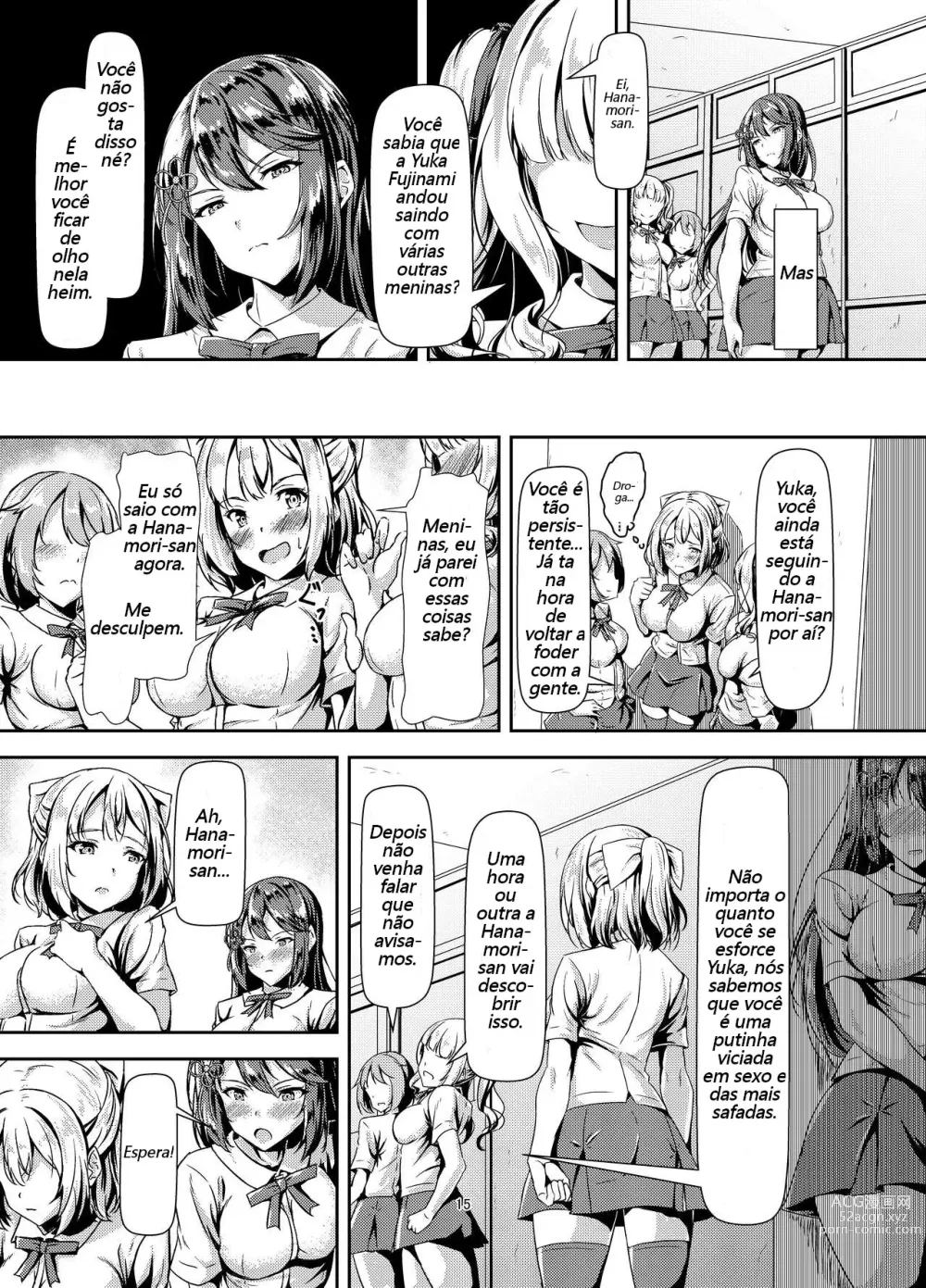 Page 14 of doujinshi Quero ter sexo de amor puro com uma Futanari morena de cabelos compridos!
