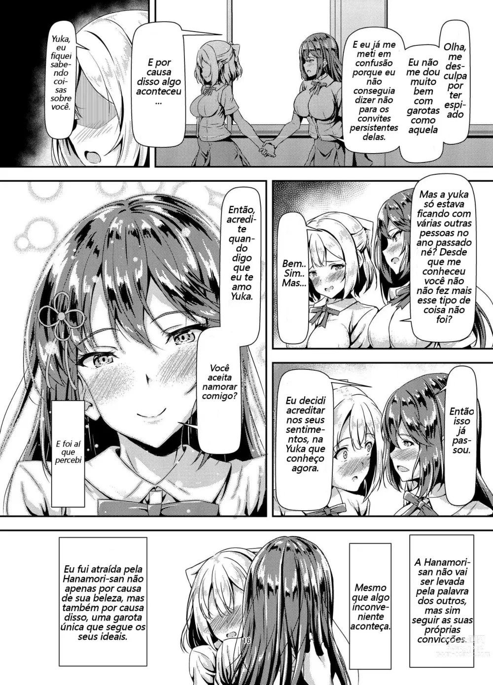 Page 15 of doujinshi Quero ter sexo de amor puro com uma Futanari morena de cabelos compridos!