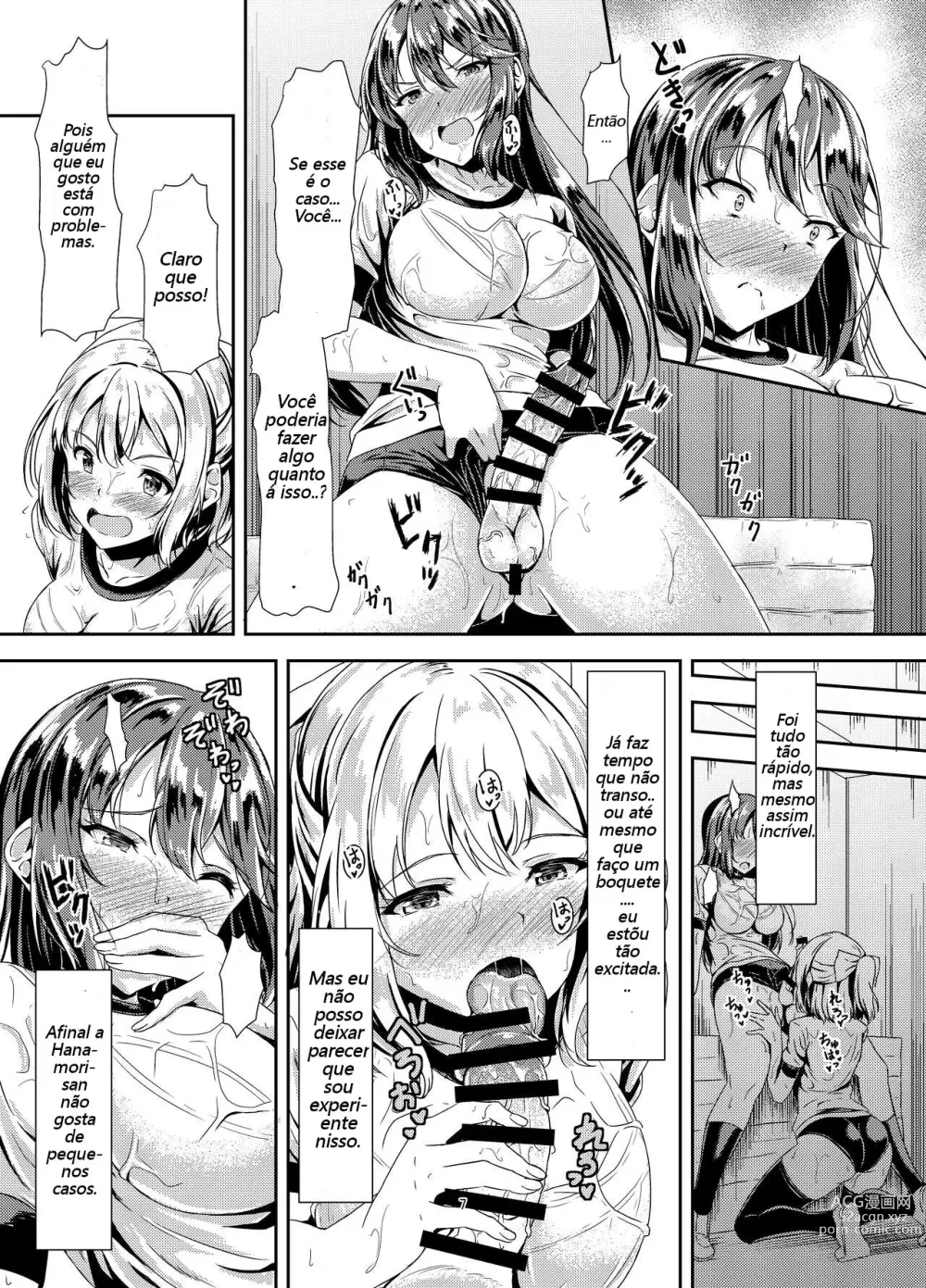 Page 6 of doujinshi Quero ter sexo de amor puro com uma Futanari morena de cabelos compridos!