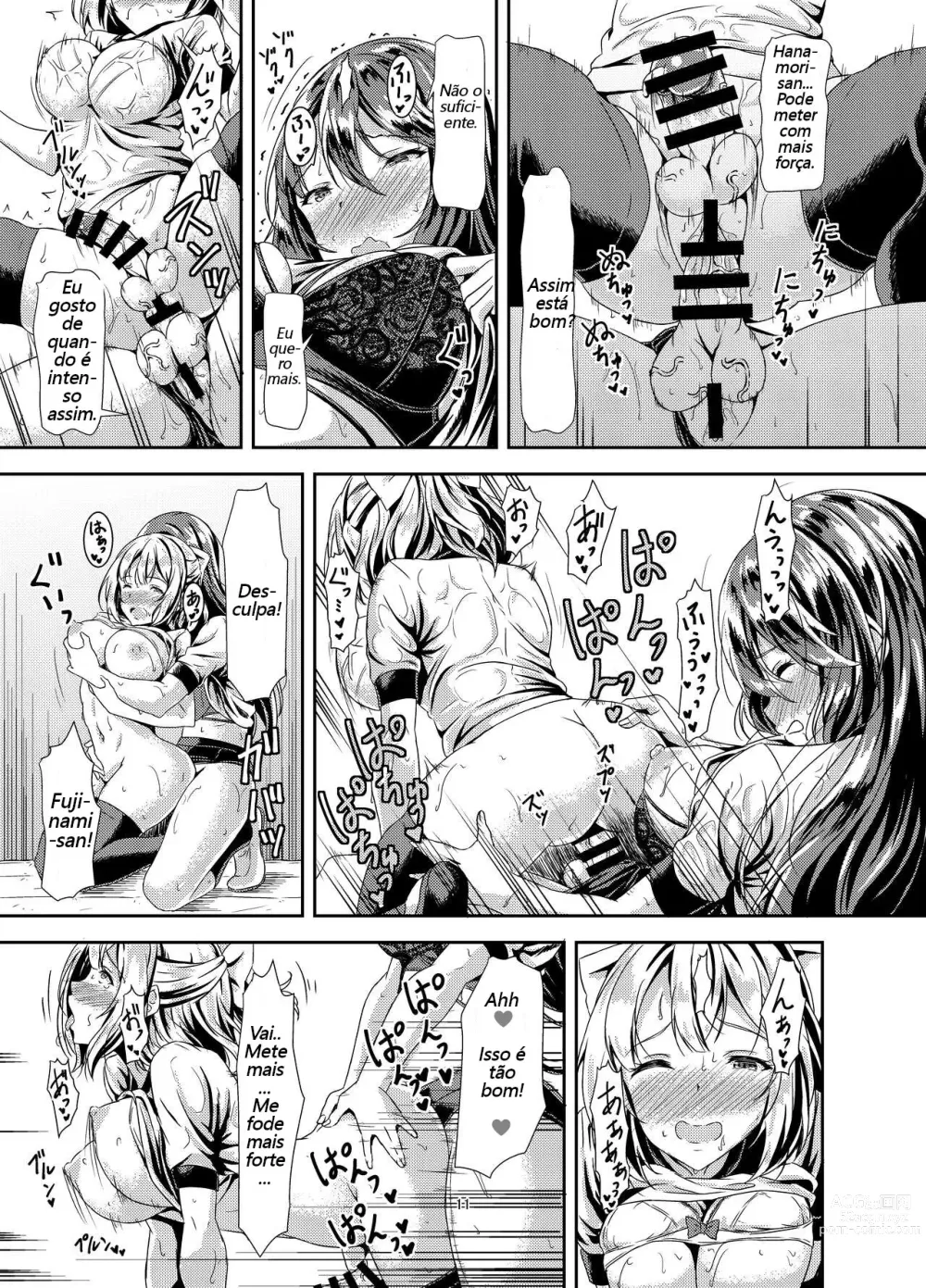 Page 10 of doujinshi Quero ter sexo de amor puro com uma Futanari morena de cabelos compridos!