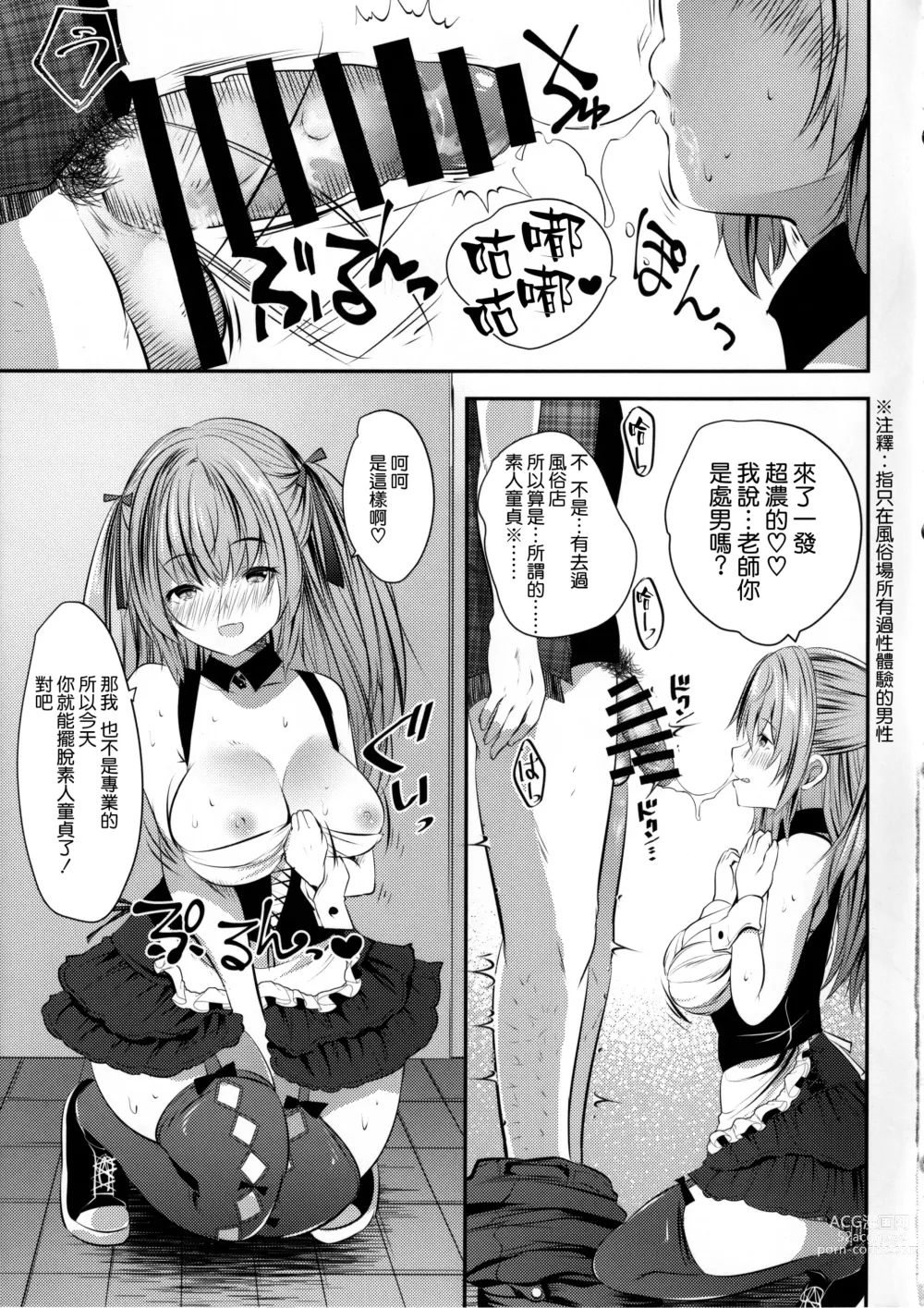 Page 11 of doujinshi Cos Uriko Mako-chan Eve-chuu Naisho Ecchi