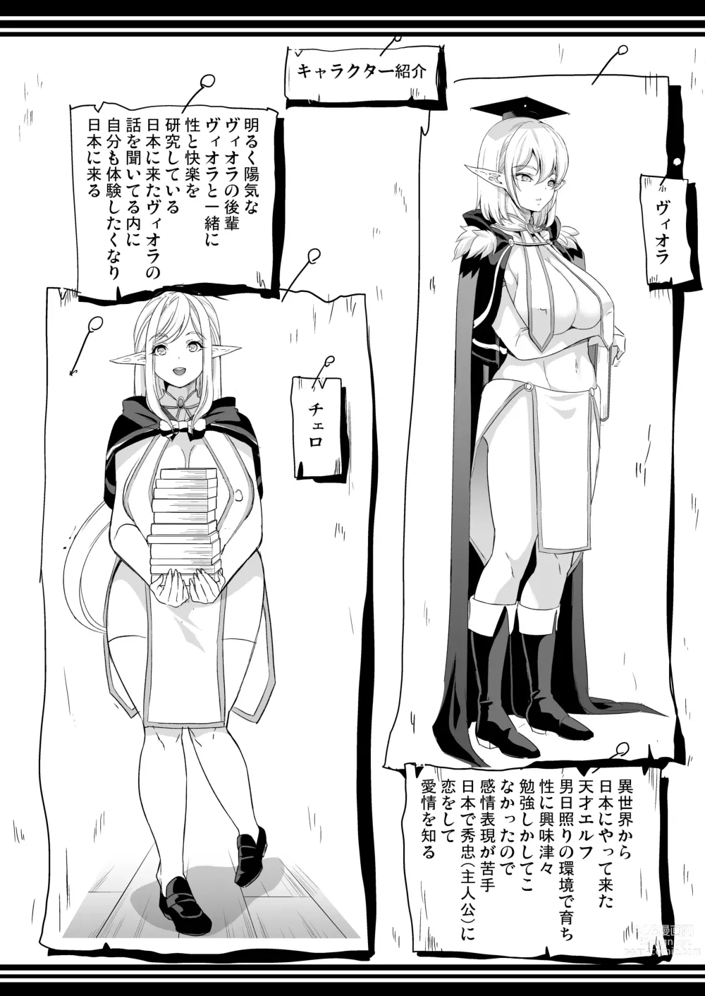 Page 2 of doujinshi Sexual Curiosity LoveHo de Harem Chitsu Kurabe