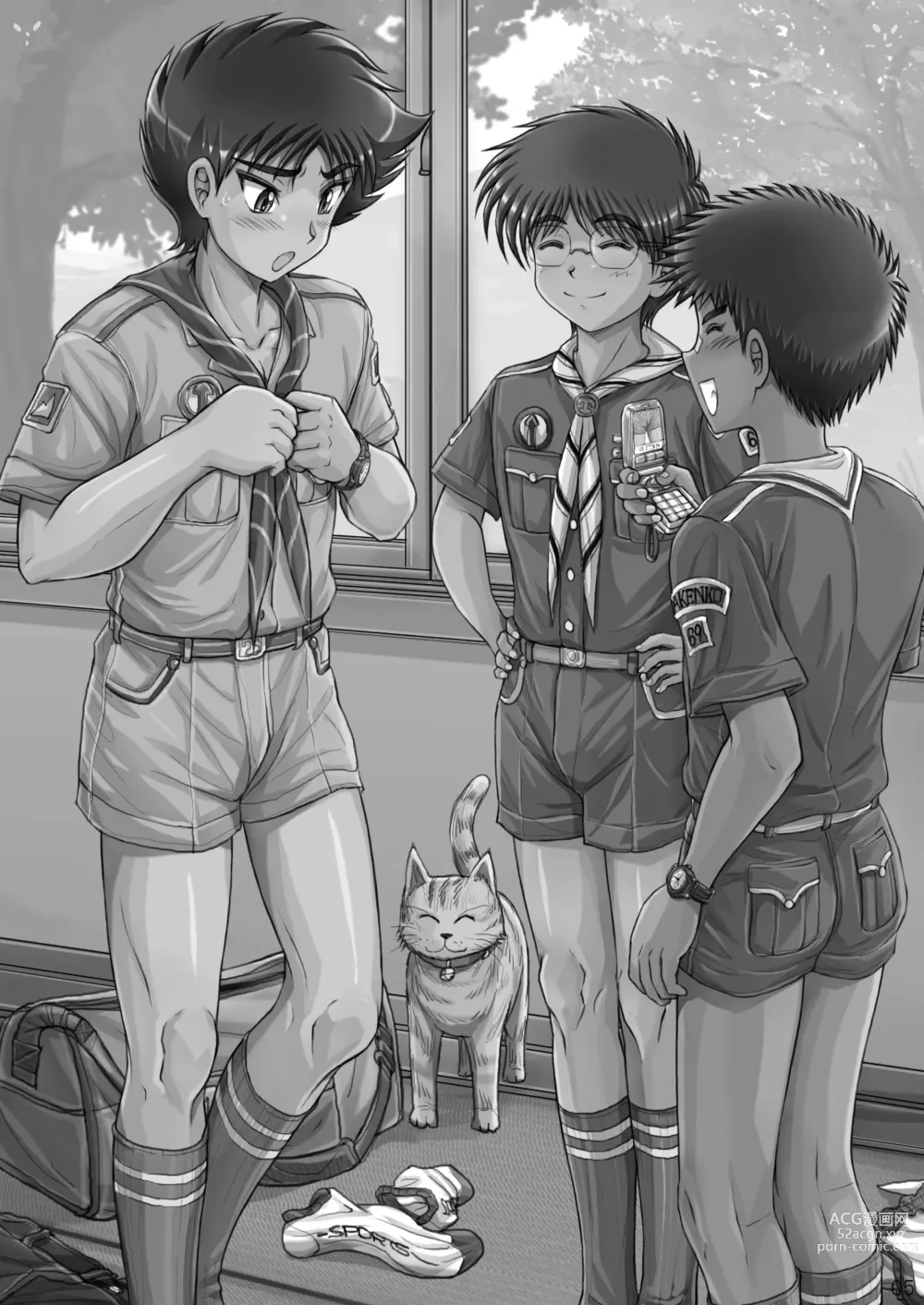 Page 5 of doujinshi Choutaiken!? Summer Boys (decensored)