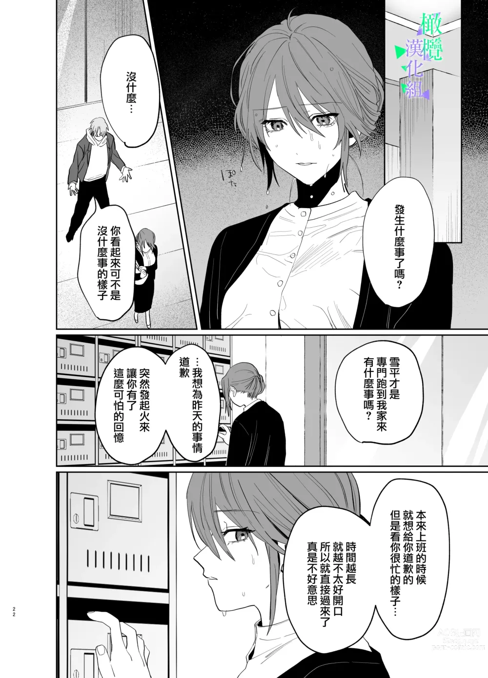 Page 21 of doujinshi 我所不知道的雪平先生～狗狗系年下同事的爱过于沉重～