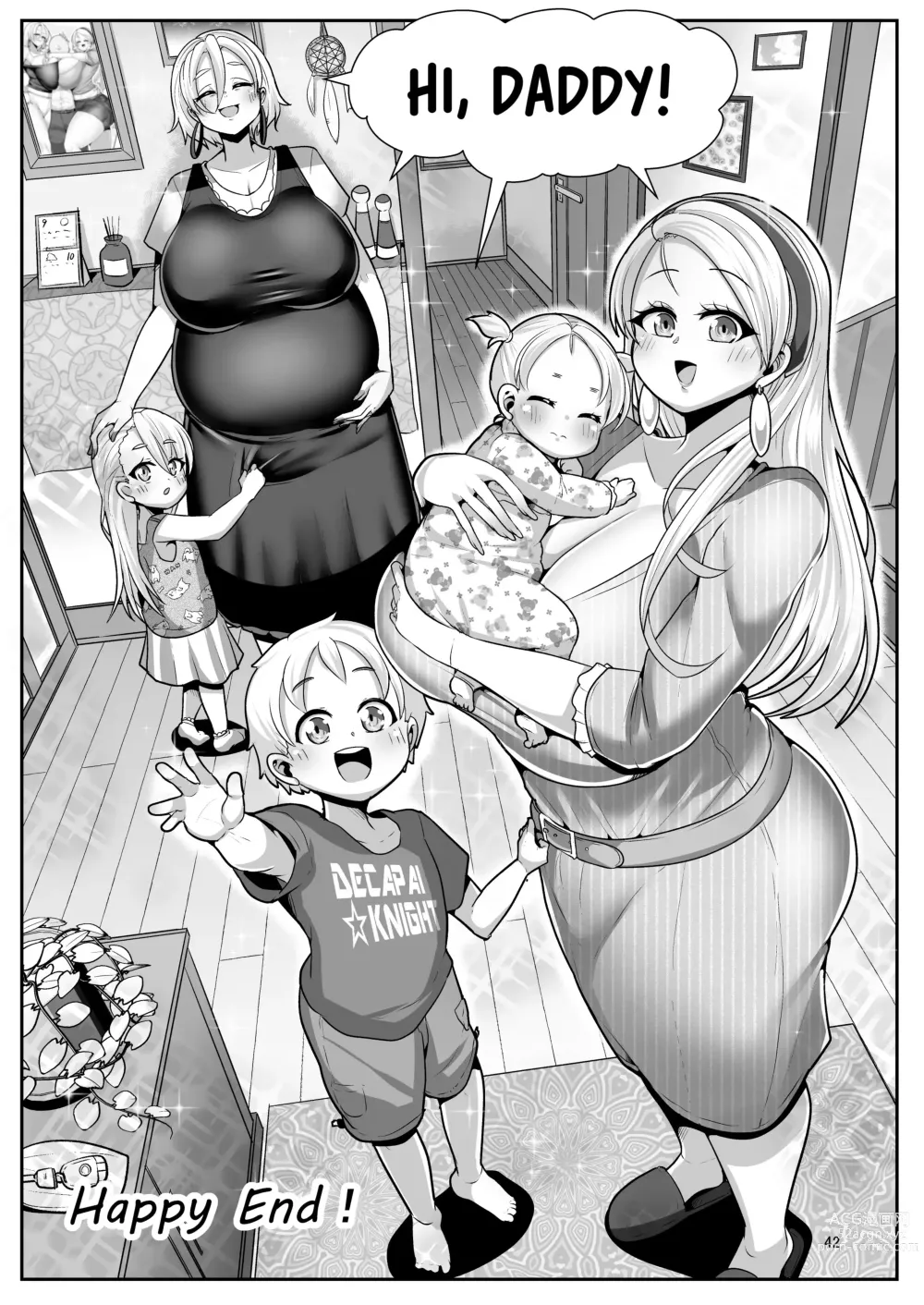 Page 104 of doujinshi A Nymphomaniac Blonde Exchange Student with Gigantic Tits Moved in Next Door!! 1-3
