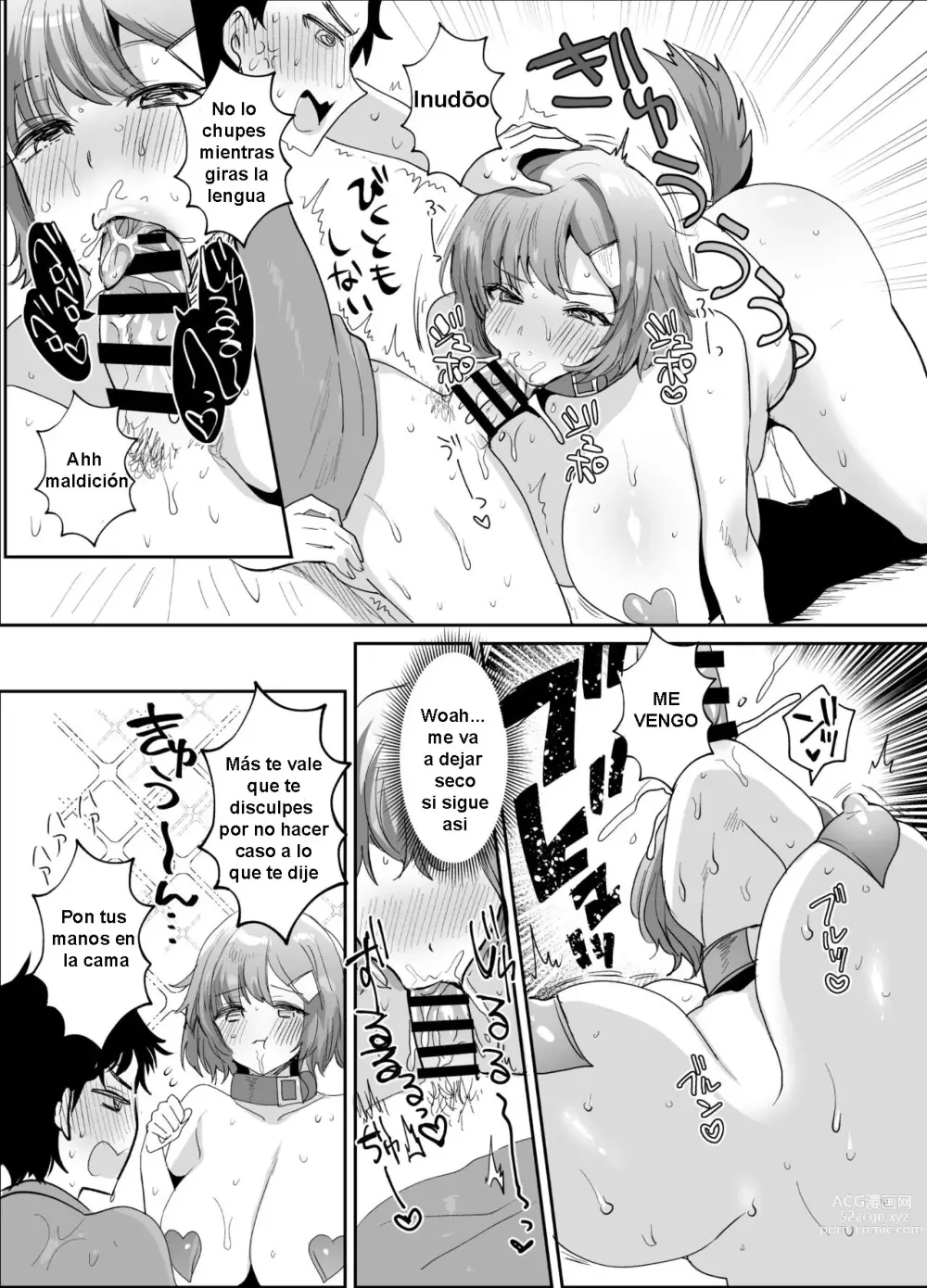 Page 14 of doujinshi Dekkakute Mukuchi de Ecchi na Kanojo