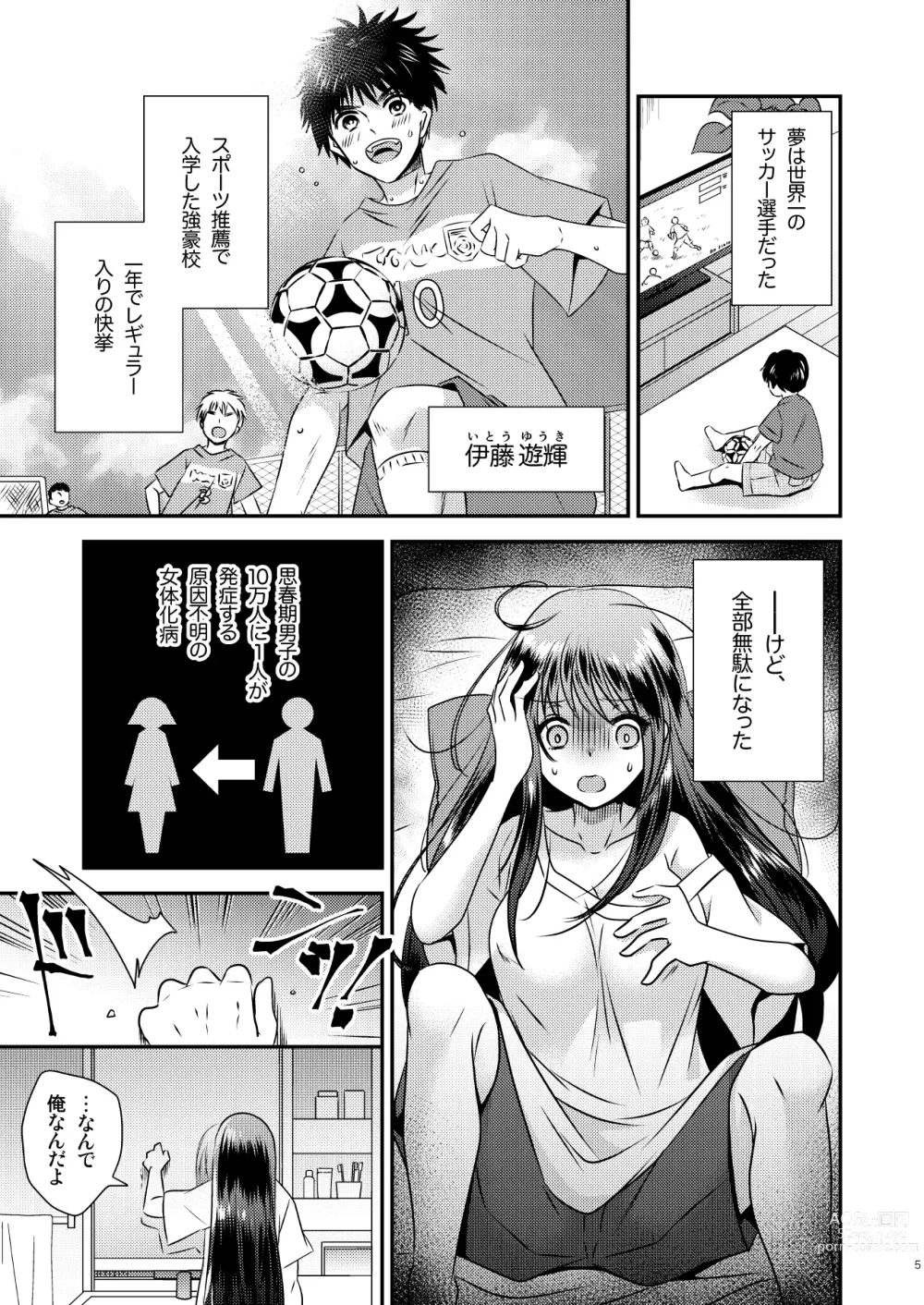 Page 2 of doujinshi ＴＳ娘はトレカで春を売る