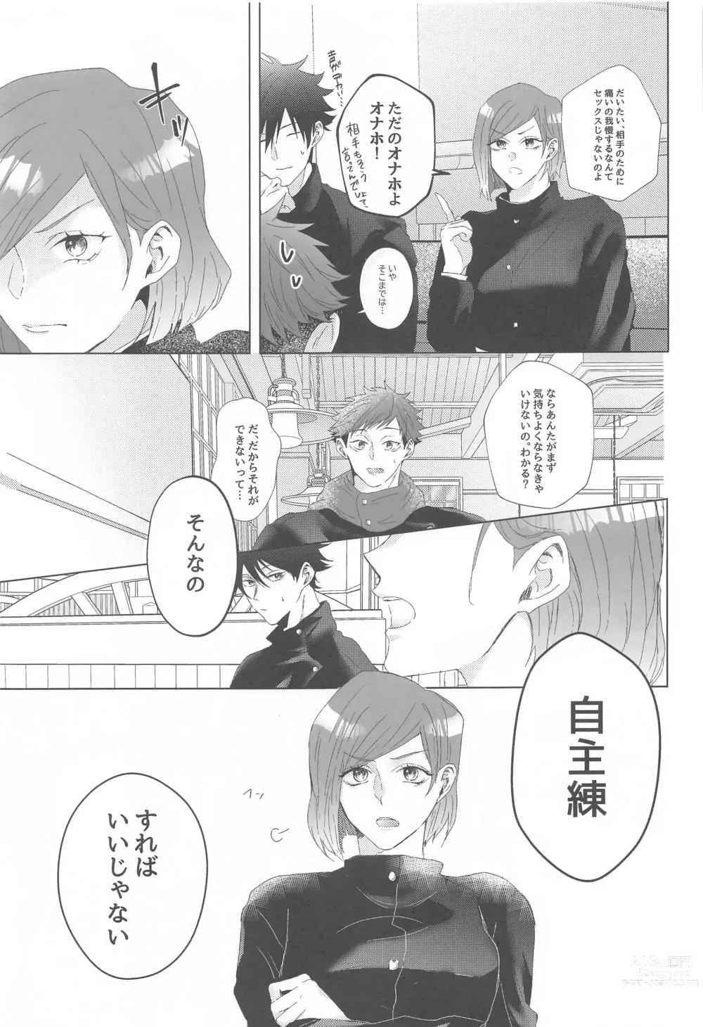 Page 10 of doujinshi Senpai, Anone.